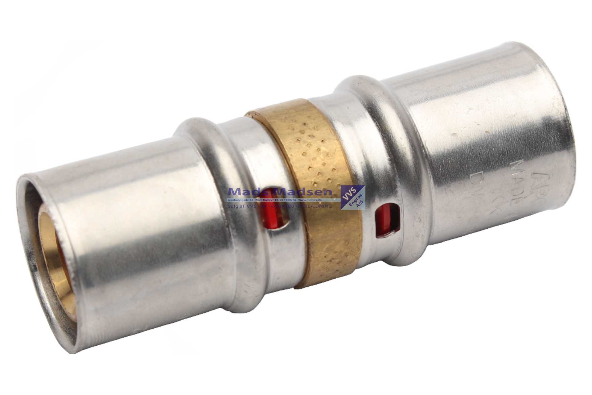 16mm APE alu-pex pres samler U/TH-bakke