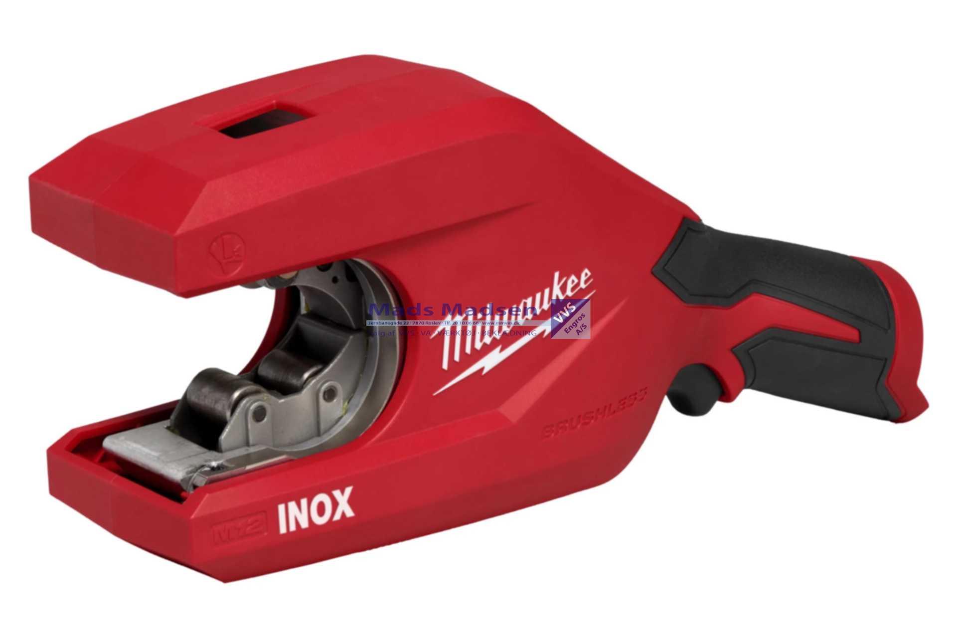 Milwaukee Raptor XL M12 PCSS54-0 akku rørskærer 35-54mm Solo 4933498374 *NETTOPRIS*