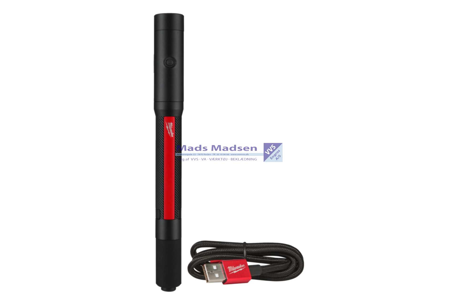 Milwaukee USB-Genopladelig Penlygte 250 Lumen IR PL250 4933478705 *NETTOPRIS*