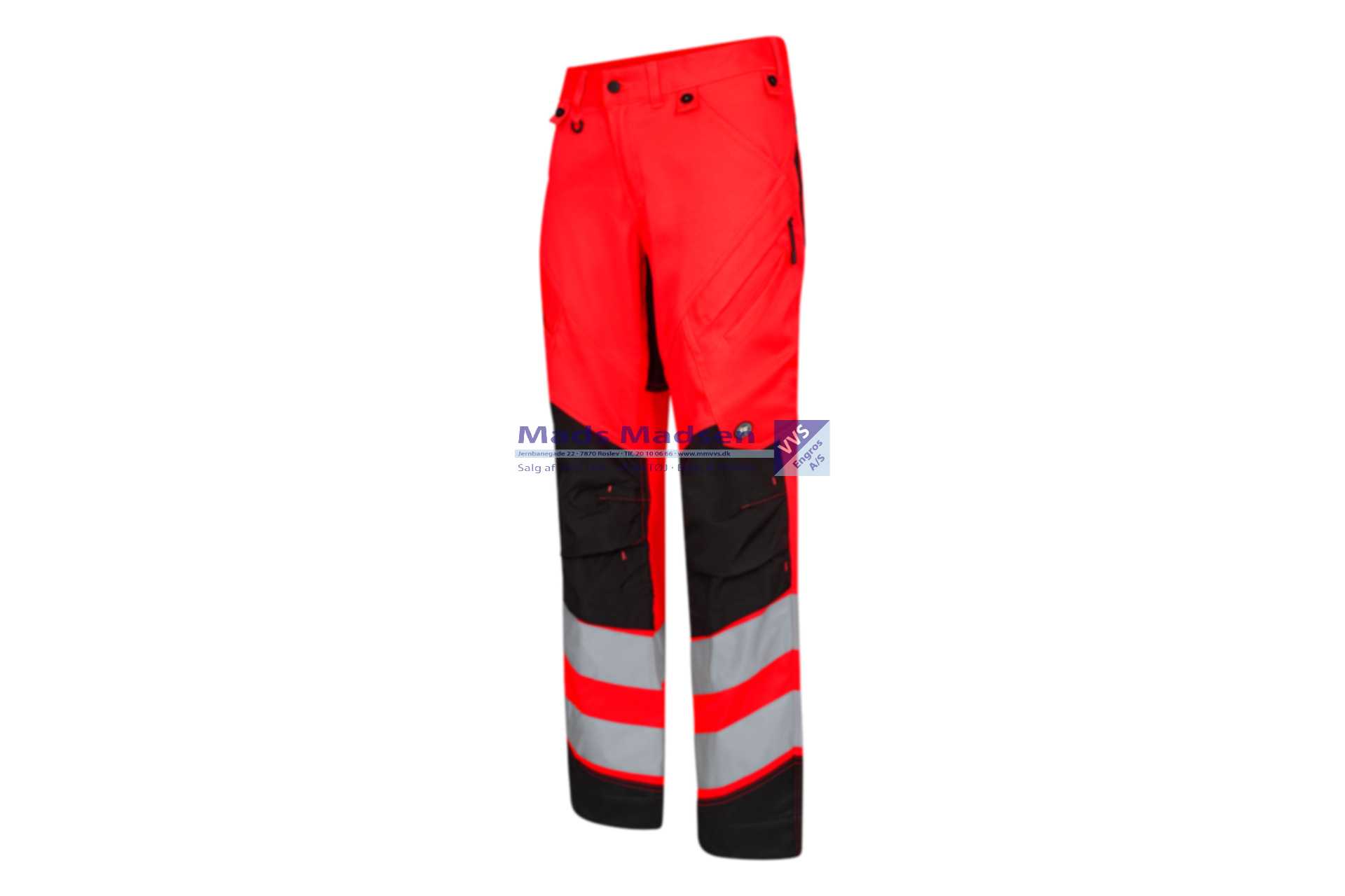 Engel Safety bukser 2 vejs stretch 2544-314-4720 rød/sort sort str. 92