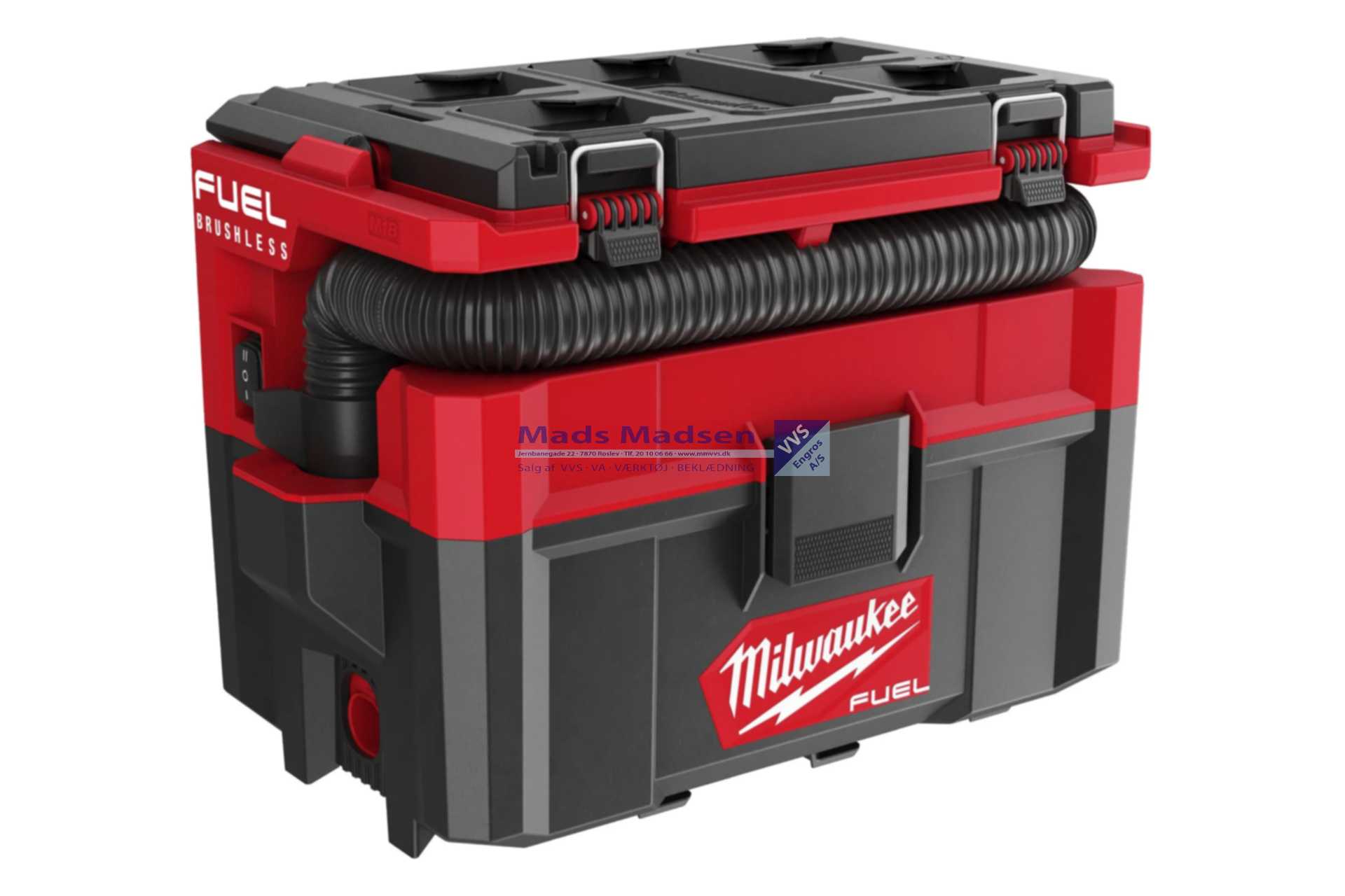 Milwaukee M18 FUEL PACKOUT FPOVLC-0 våd/tør støvsuger Solo 4933478187 *NETTOPRIS*