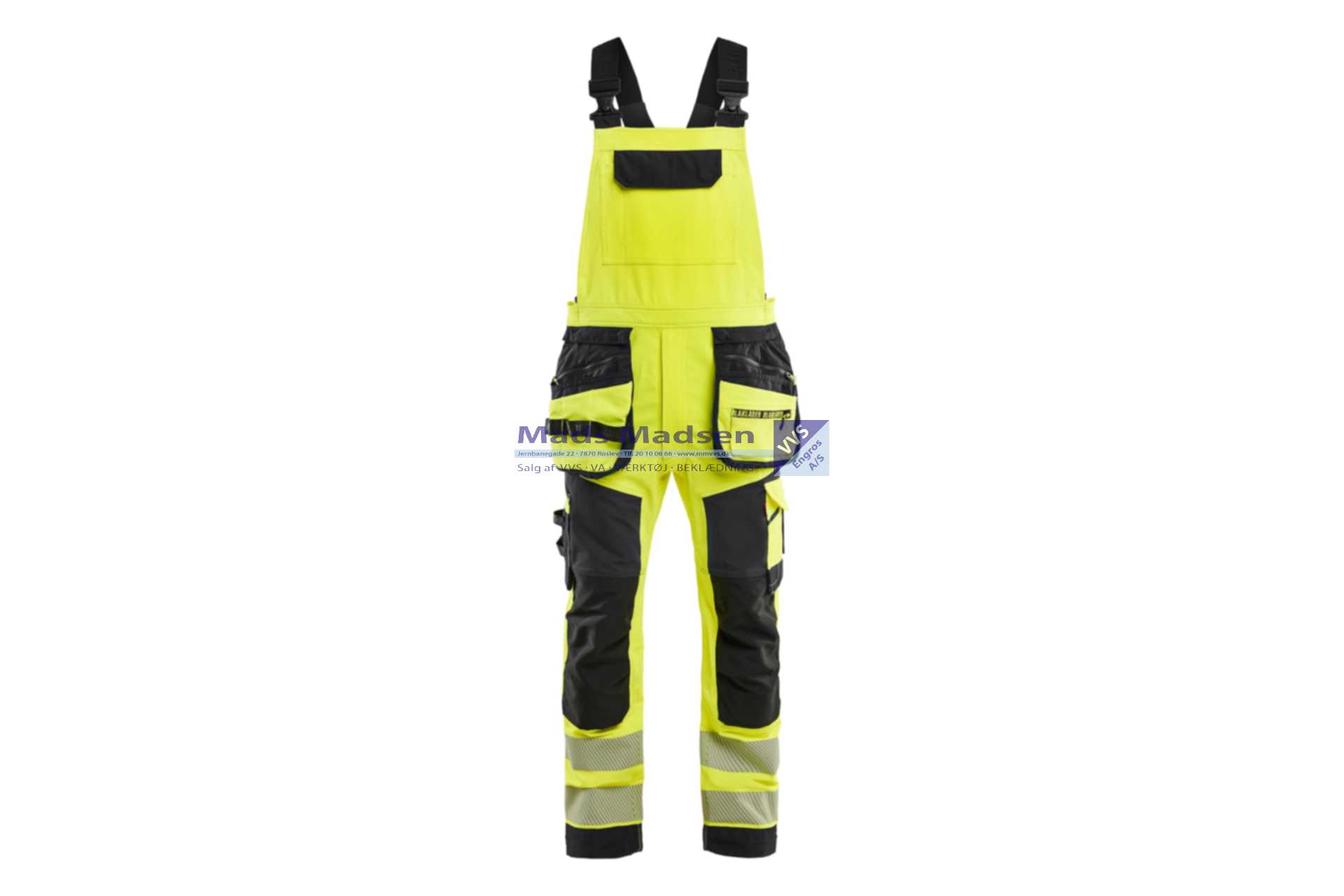 Blåkläder High vis overall 4 vejs 2626-1618-3399 C58 gul/sort poly 100%