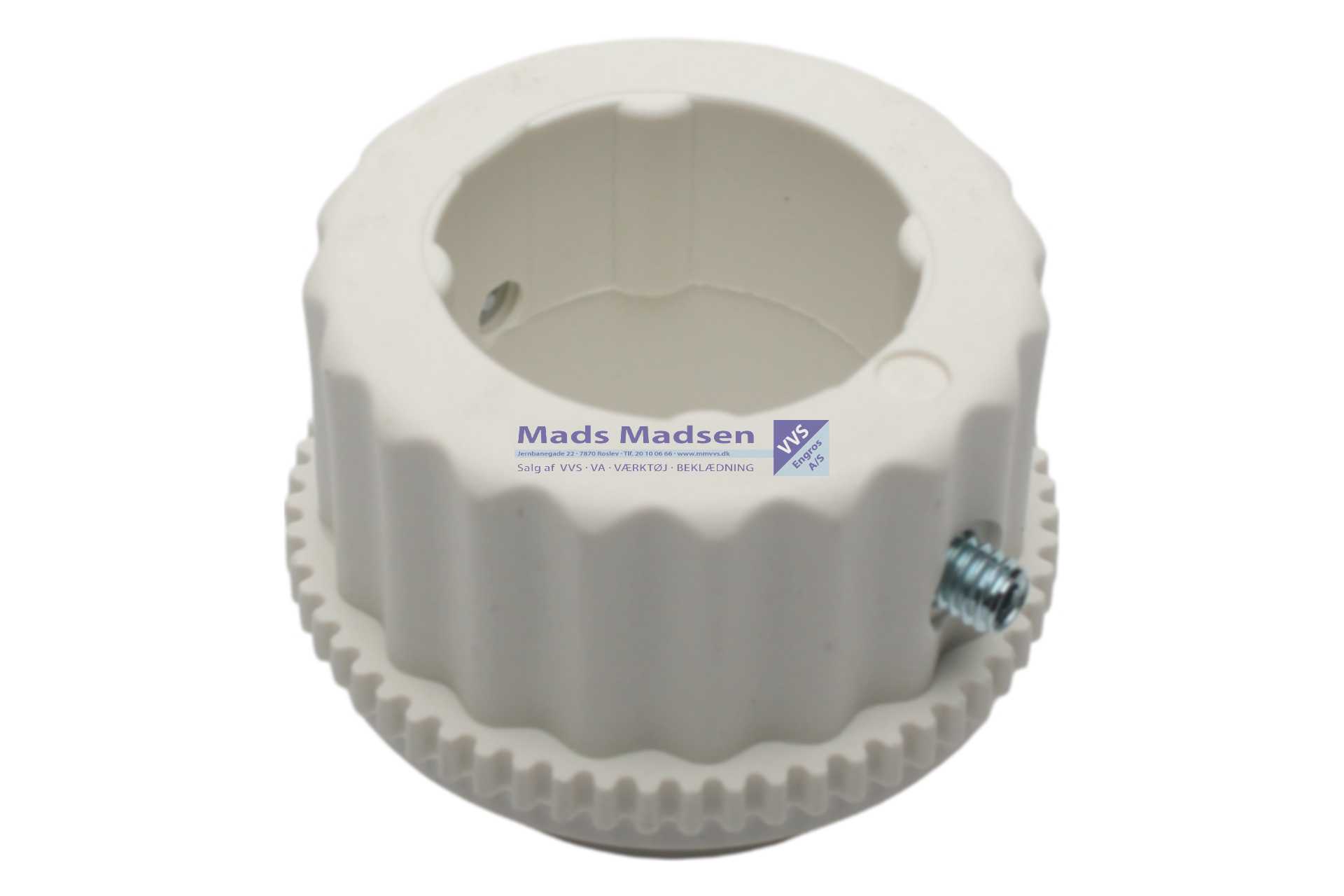 Adaptor t/termomotor (HVID) fra Danfoss GV manifold til Wavin/DVI/Pettinaroli/Roth/Megatherm telestat