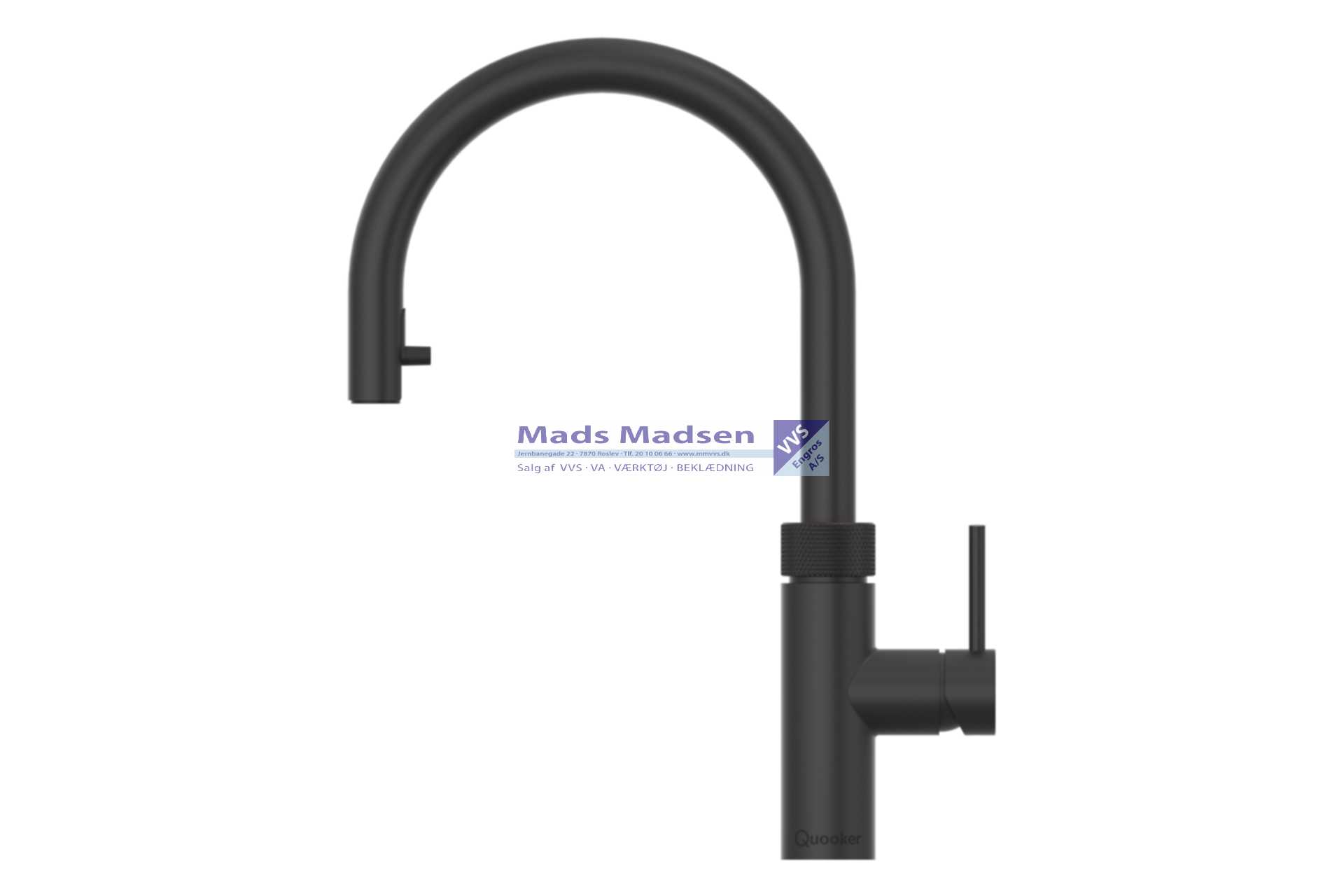 Quooker Flex Round black m/udtræk