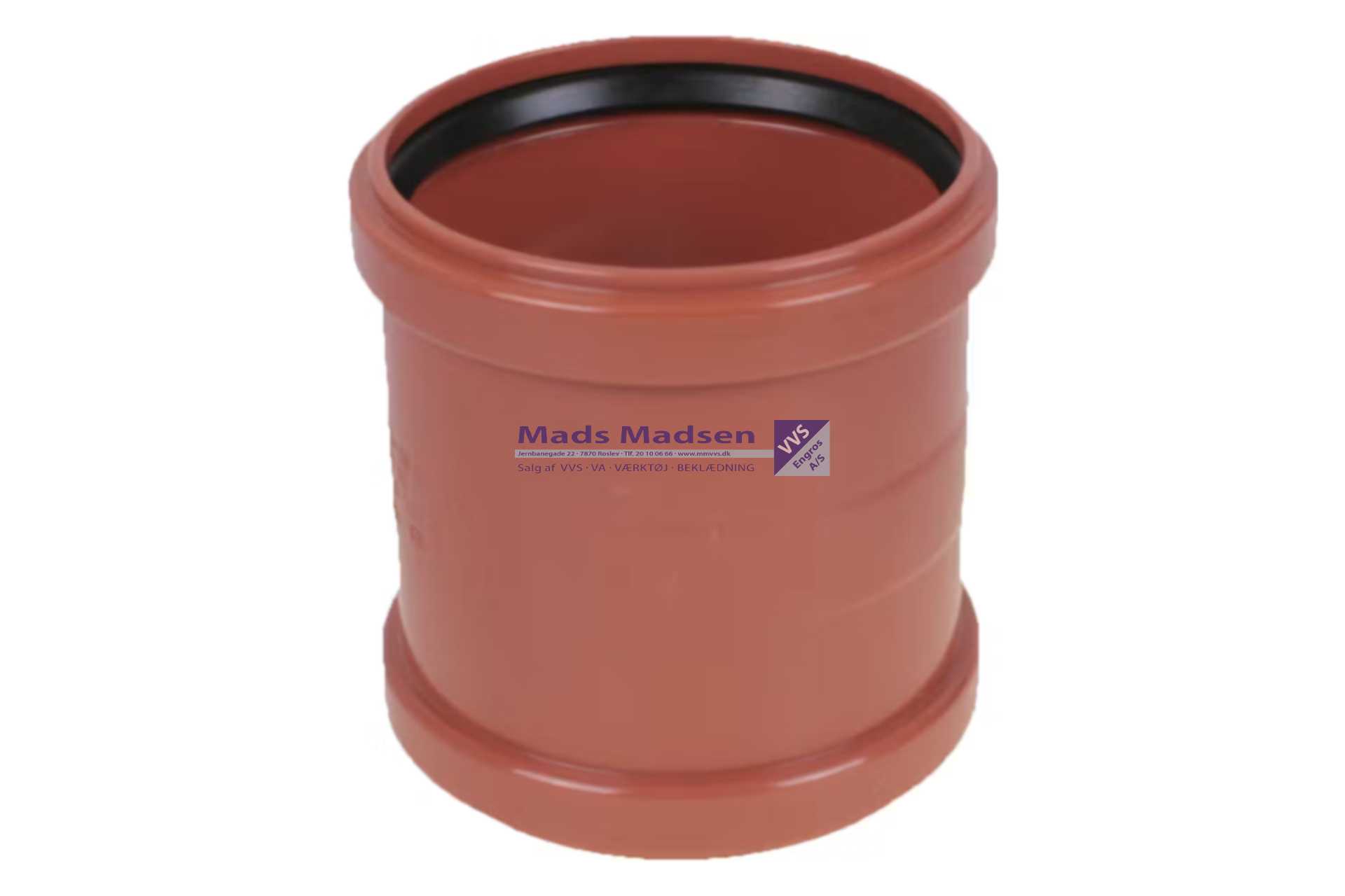 250mm PVC kloak dobb. stikmuffe
