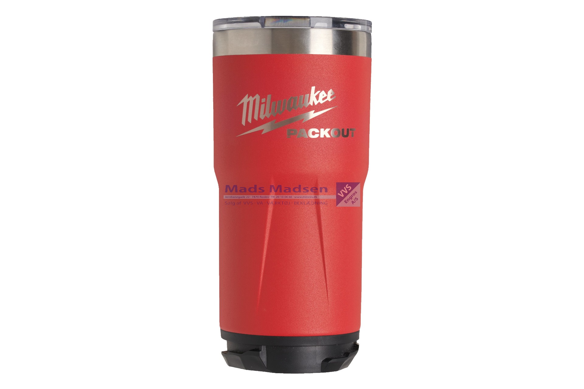 Milwaukee PACKOUT Termokrus 591 ml. RØD 4932479074 *NETTOPRIS*