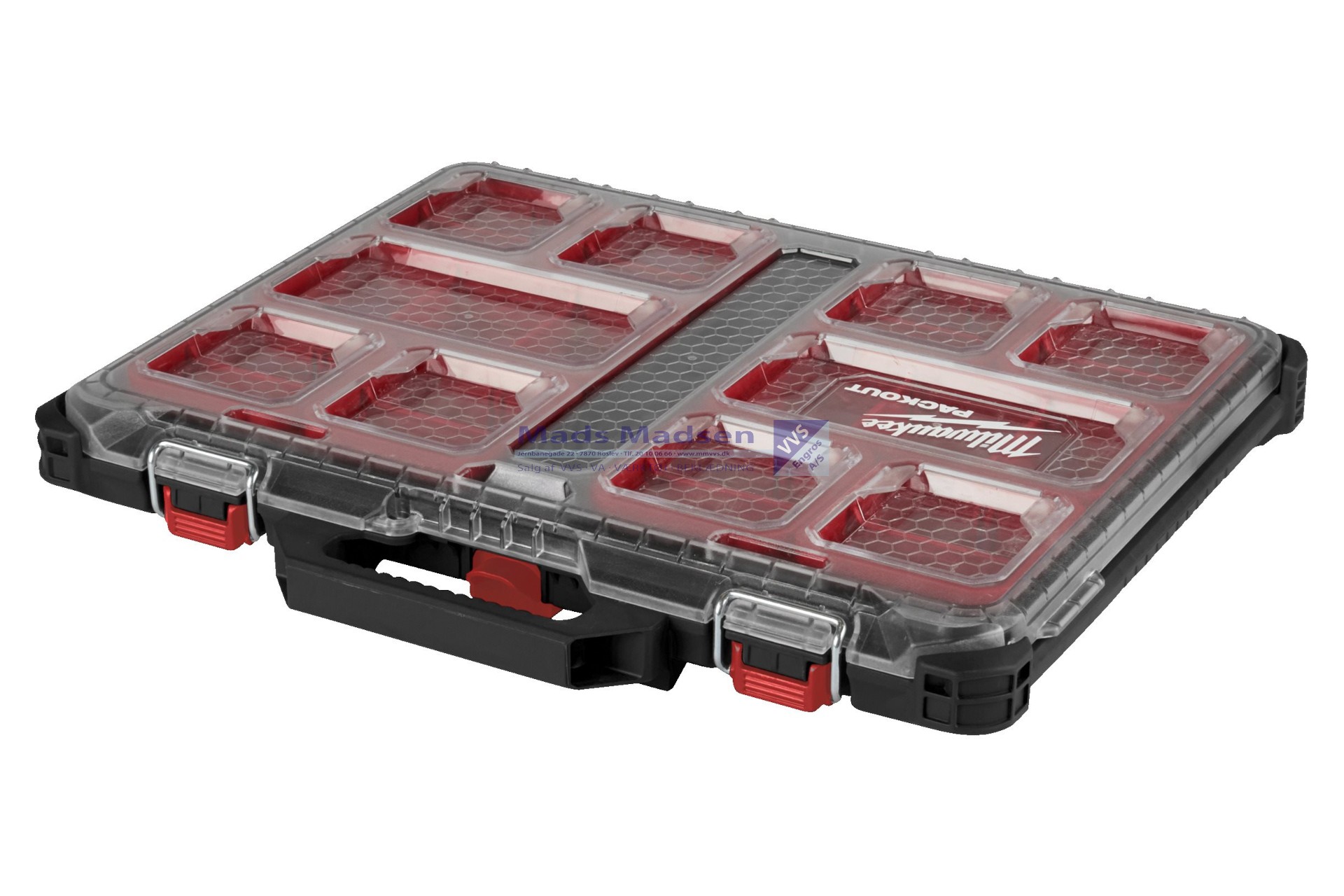 Milwaukee PACKOUT Tilbehørskuffert SLIM 500 x 380 x 65 mm 4932471064 *NETTOPRIS*