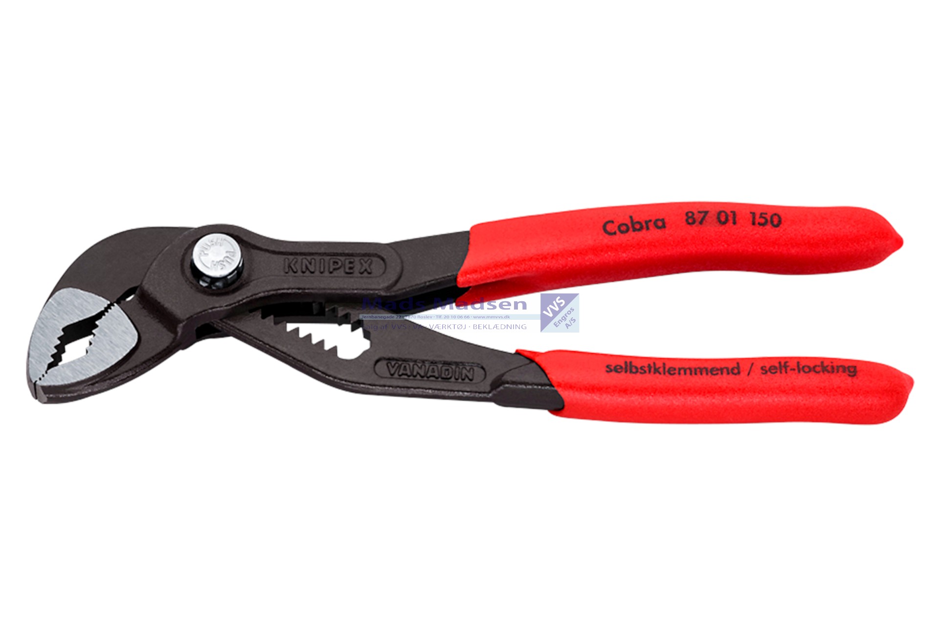 Vandpumpetang Knipex COBRA 8701 250mm *NETTOPRIS*