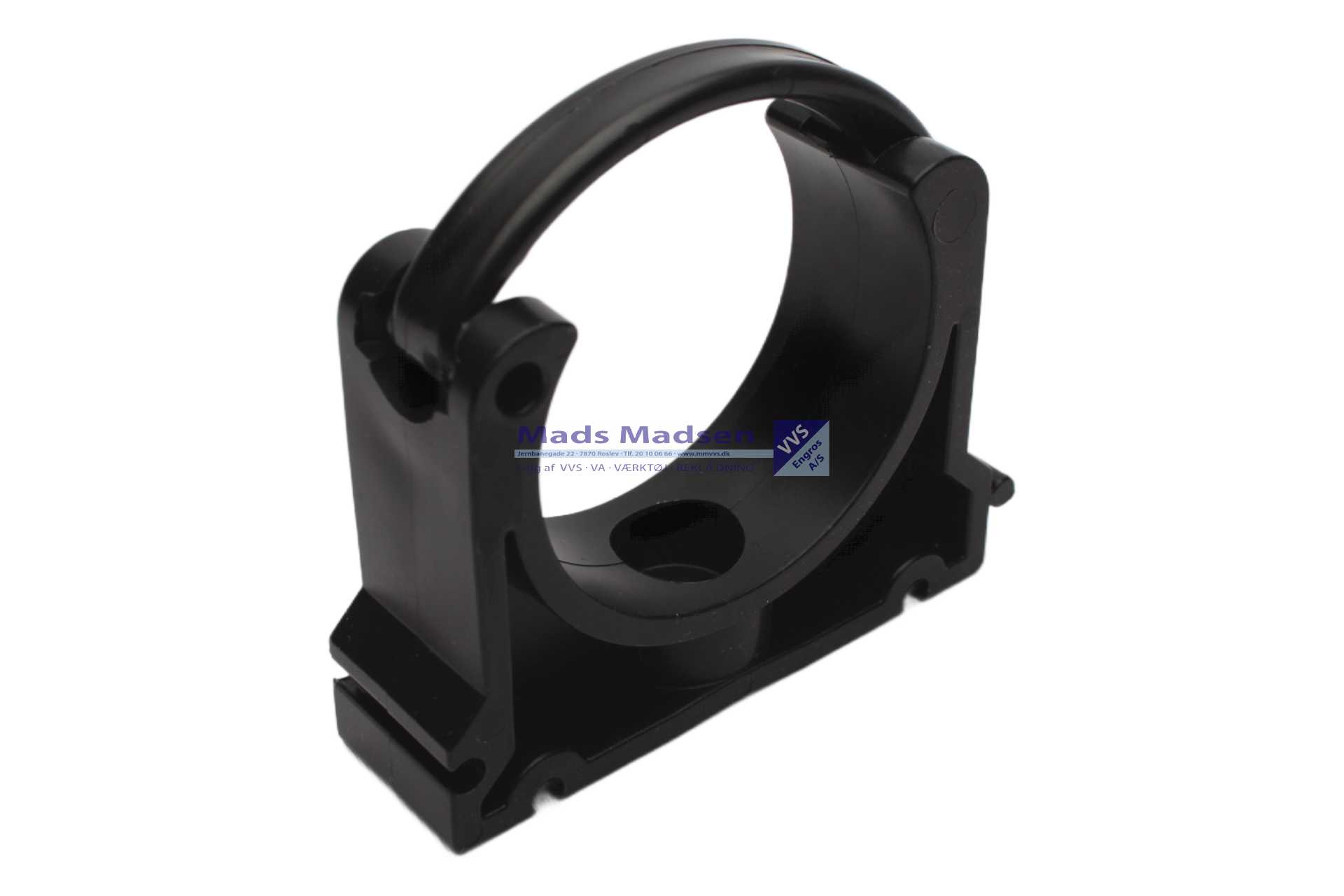 40mm PVC rørbærer m/bøjle