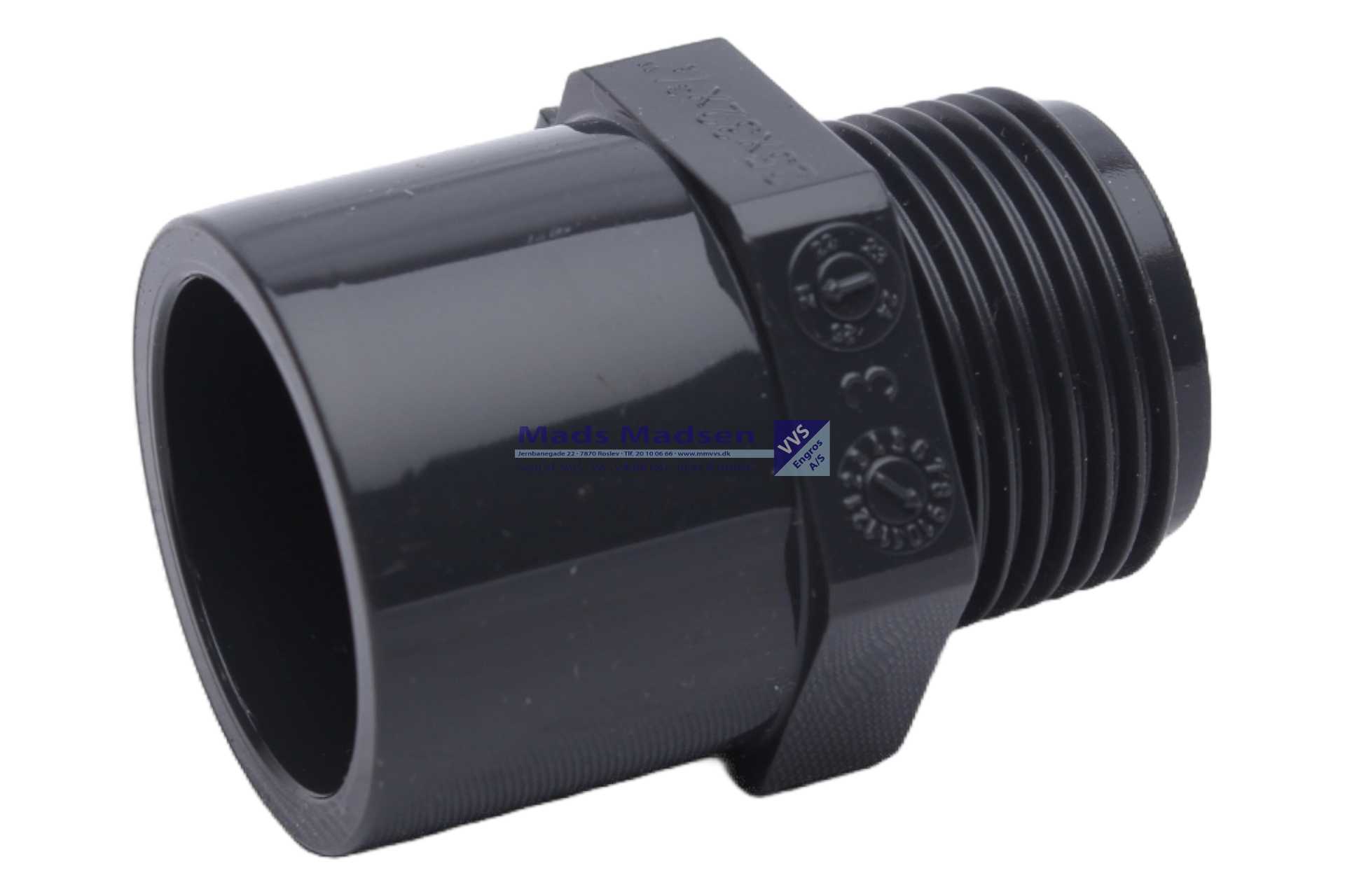 40 x 50mm x 1" Plasson pvc nippel