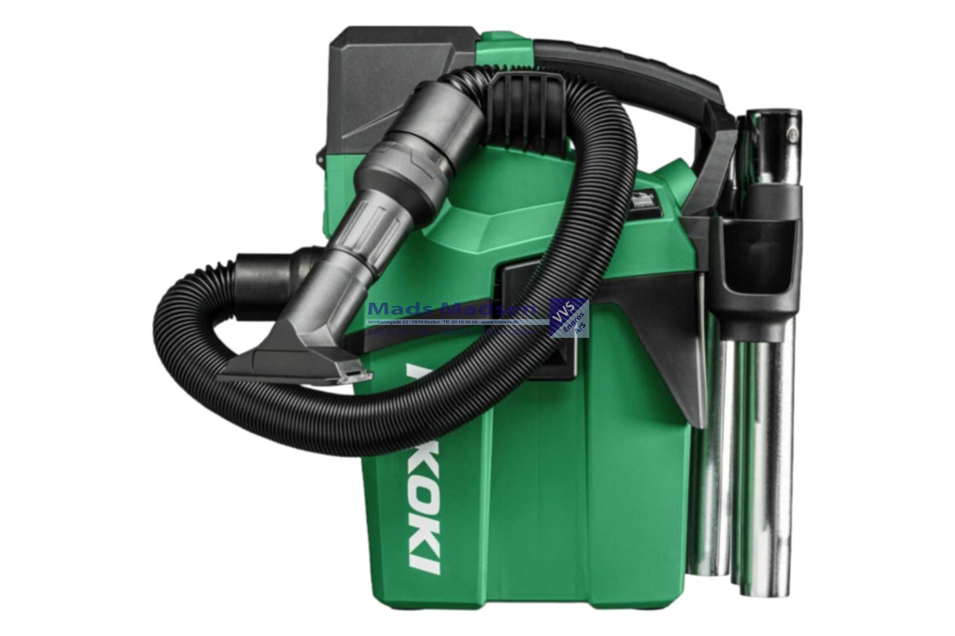Hikoki våd/tør bærbar støvsuger RP18DA 18V kl. L Tool only (K) *NETTOPRIS*