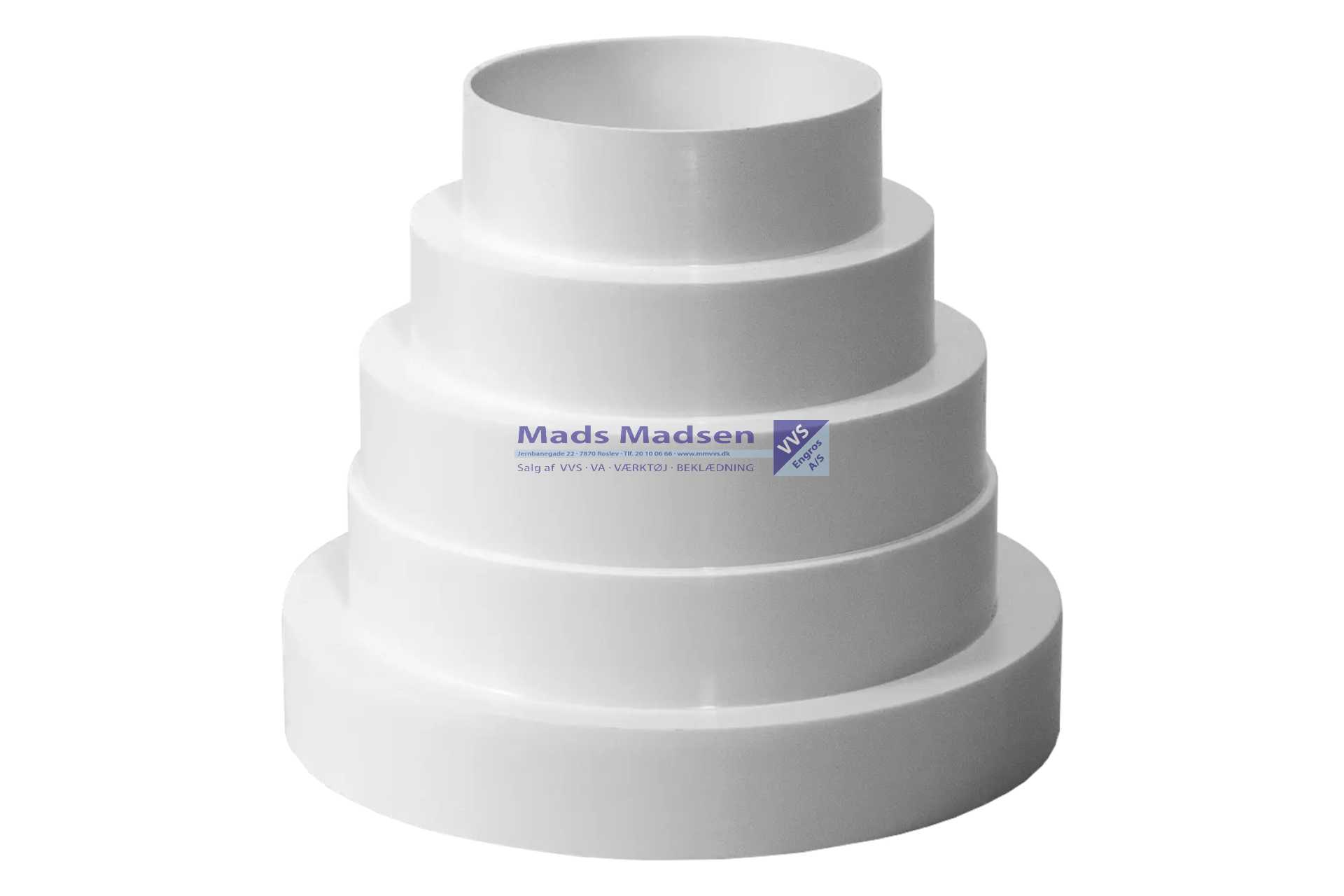 Ventilation flex-overgang Ø80-100-125-150 mm
