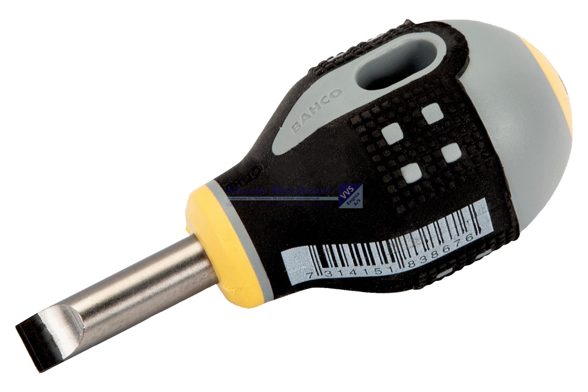 Skruetrk.Tumling Bahco Ergo 8360 8,0 x 25mm *NETTOPRIS*