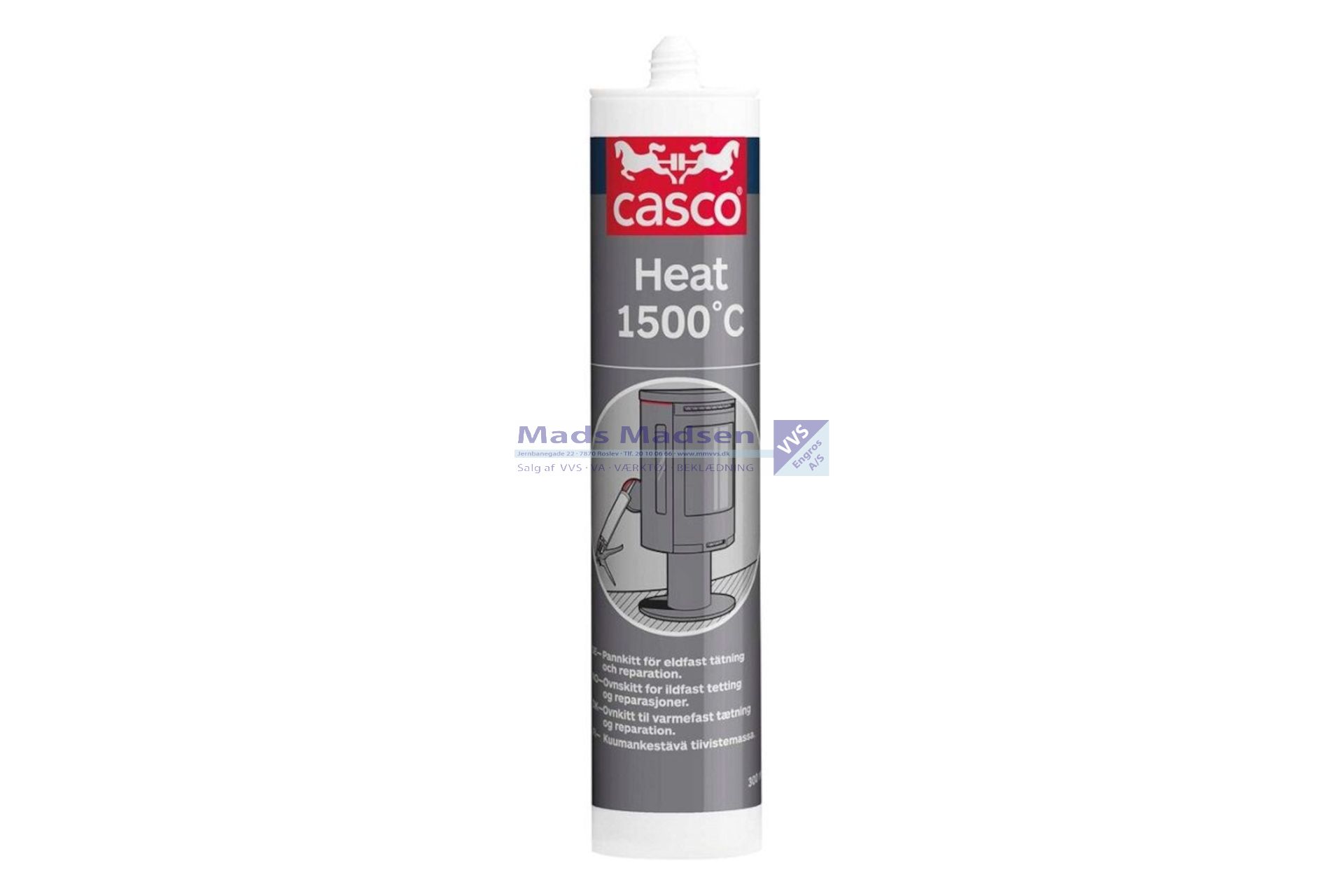 Sika Casco Heat Ovnkit 1500º á 300 ml. *NETTOPRIS*