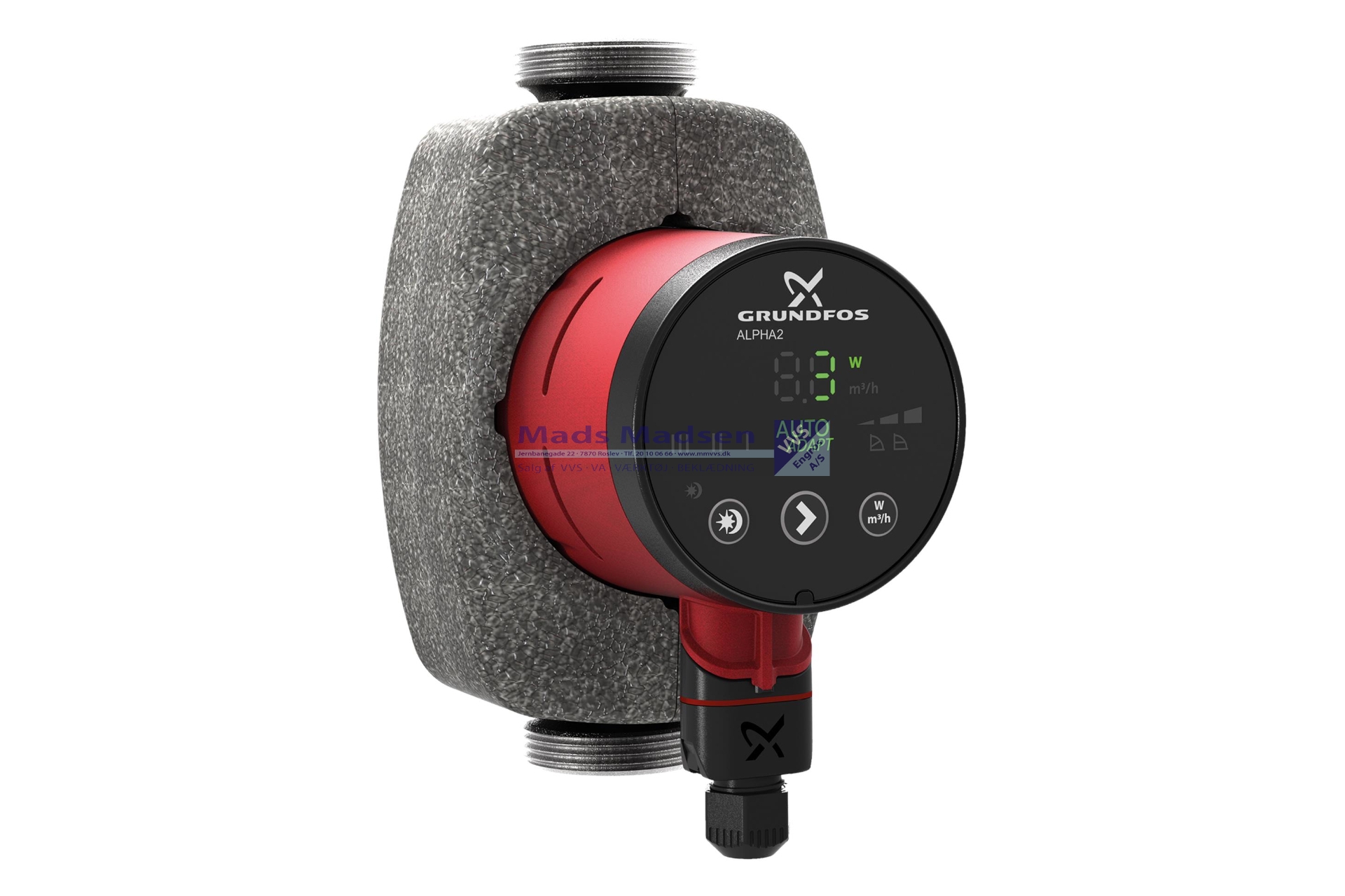 Grundfos Alpha2 25-40N 180mm brugsvandspumpe