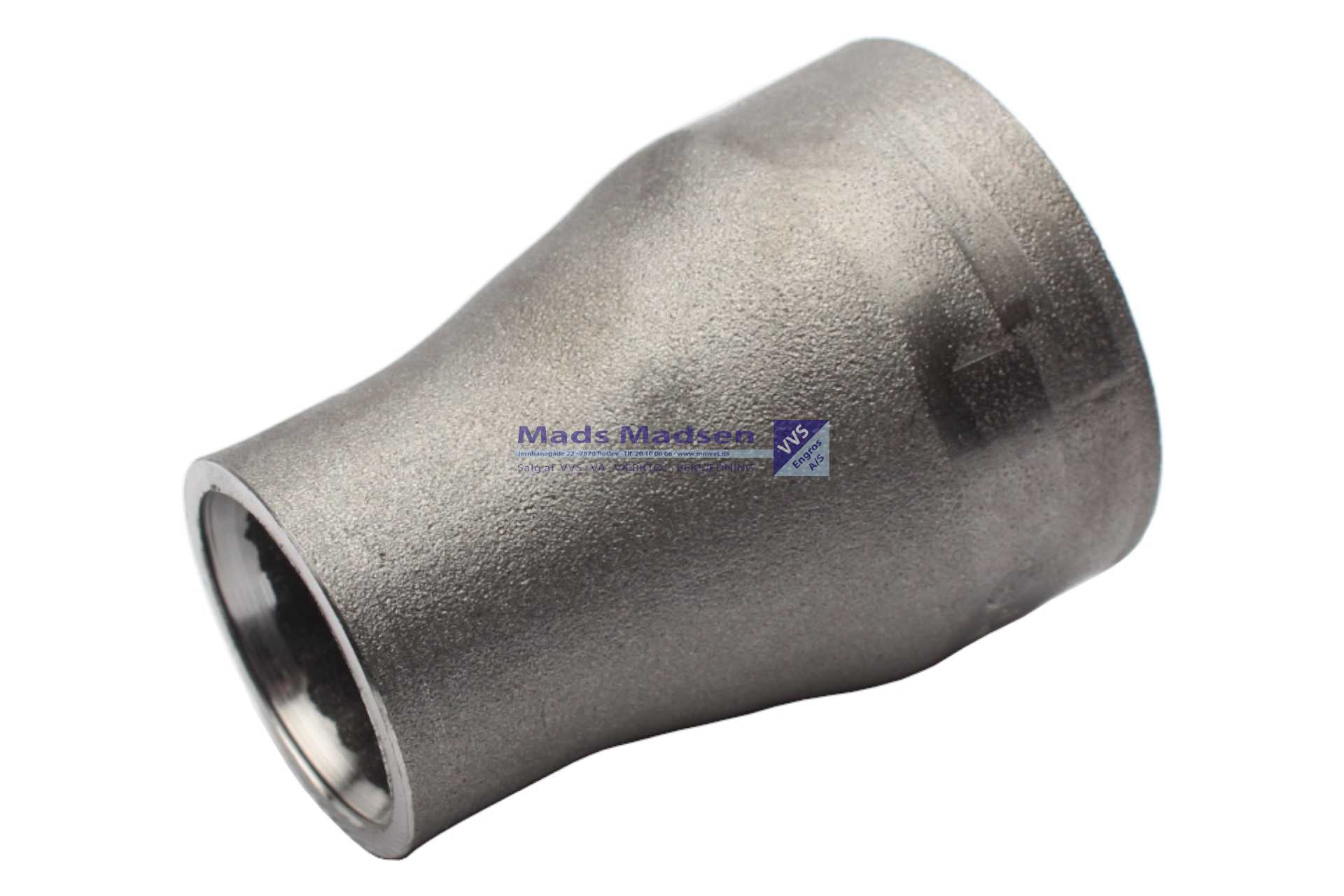 76,1 x 60,3mm svejsereduktion DIN 2448