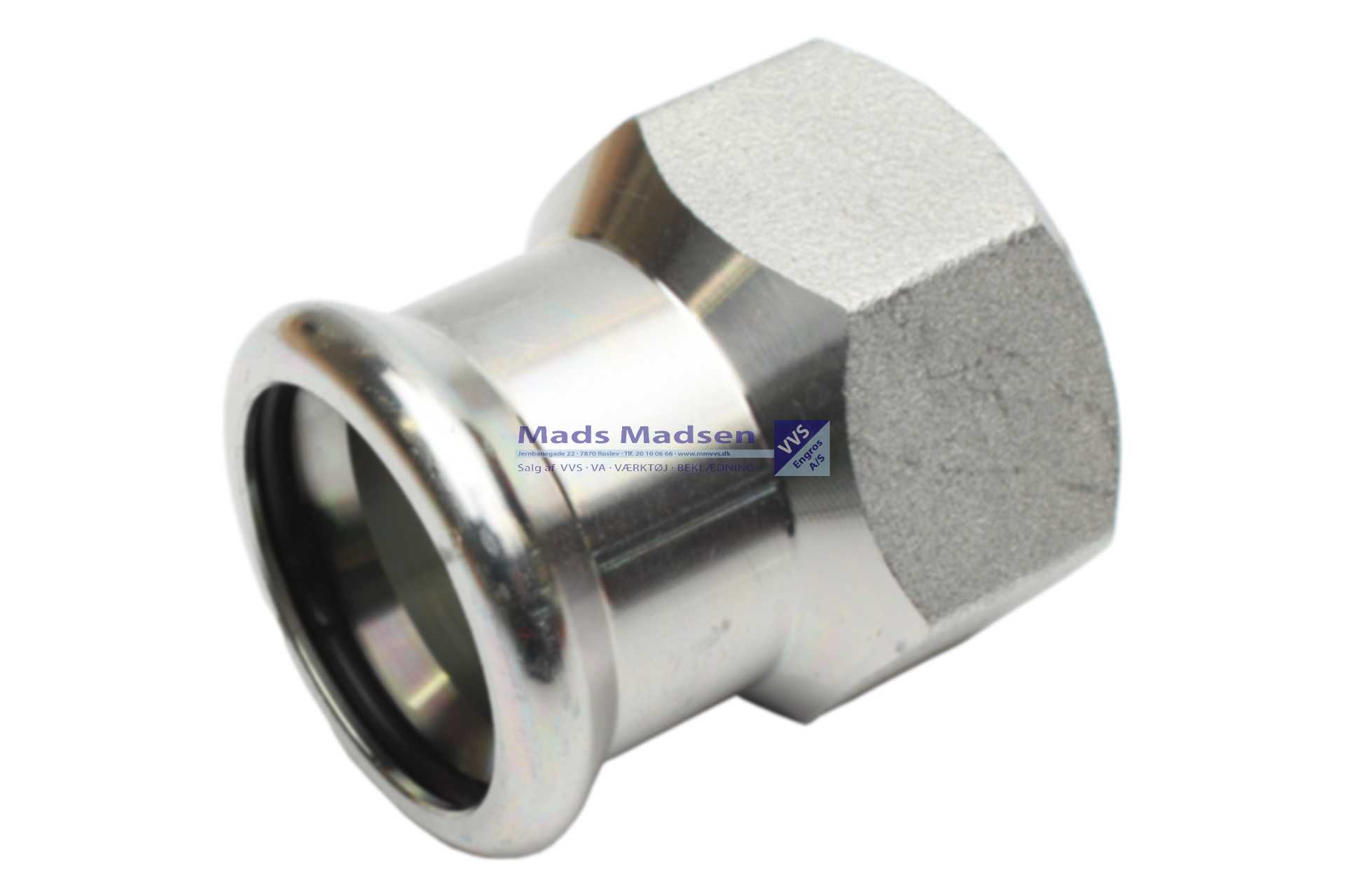 22mm x 3/4 RacMet" galv. pres overg. pm/m M-bakke