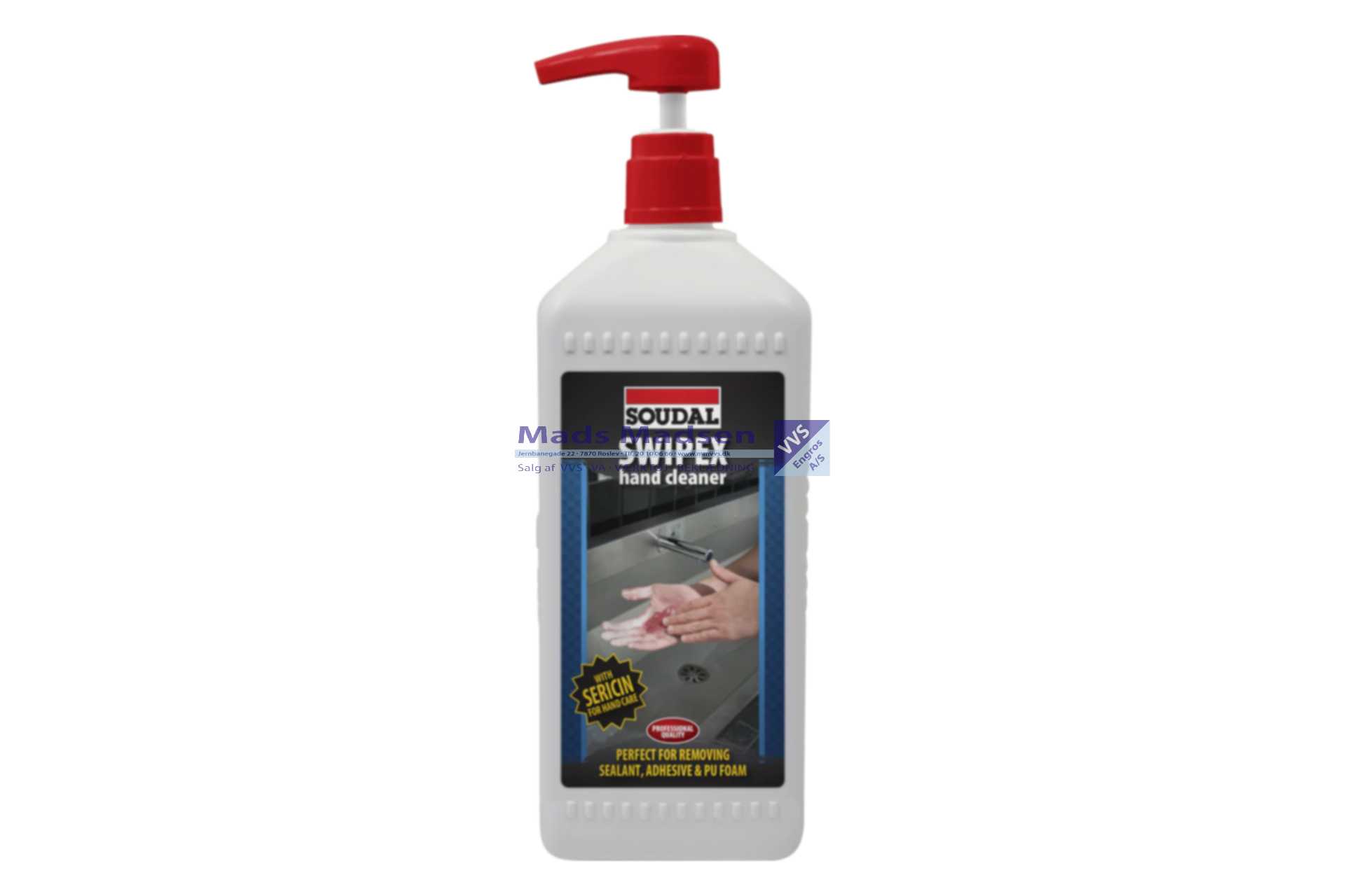 Soudal Swipex handcleaner håndrens á 1 ltr. *NETTOPRIS*