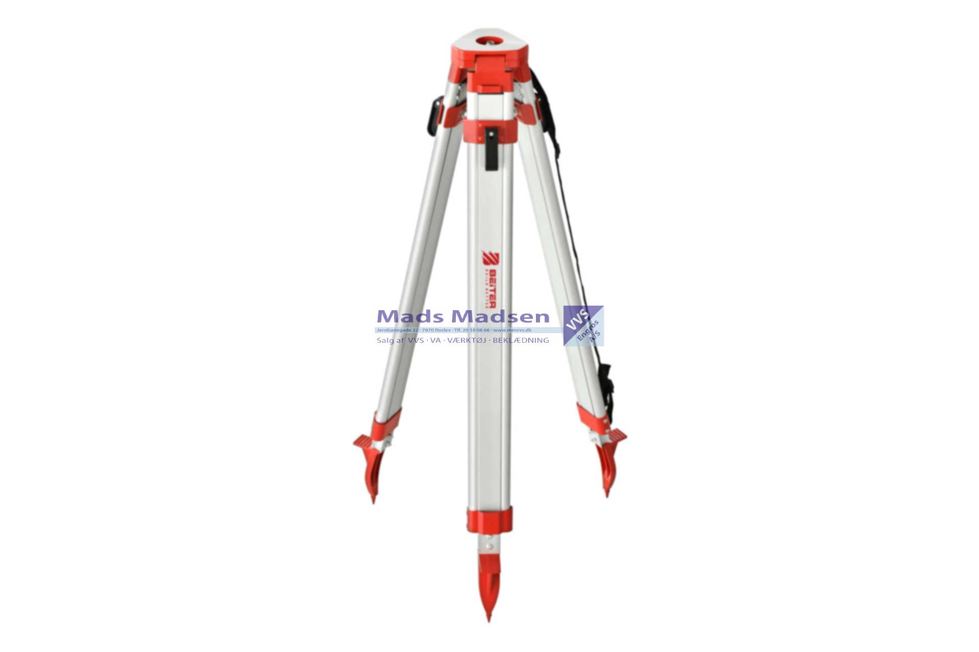 Beiter Aluminium Stativ 1,6m, 5/8" m./flad bund 2496145 XXX *NETTOPRIS*
