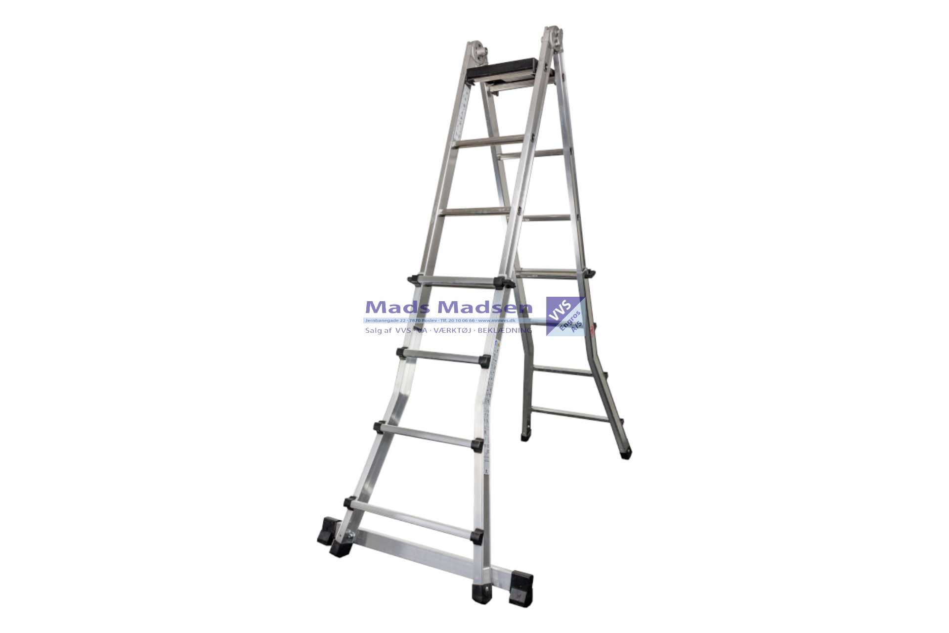 Jumbo Multistige Proff  4/7 trin H=1,96/4,1 mtr. Transp.lgd. 1,3 mtr. 41MS101