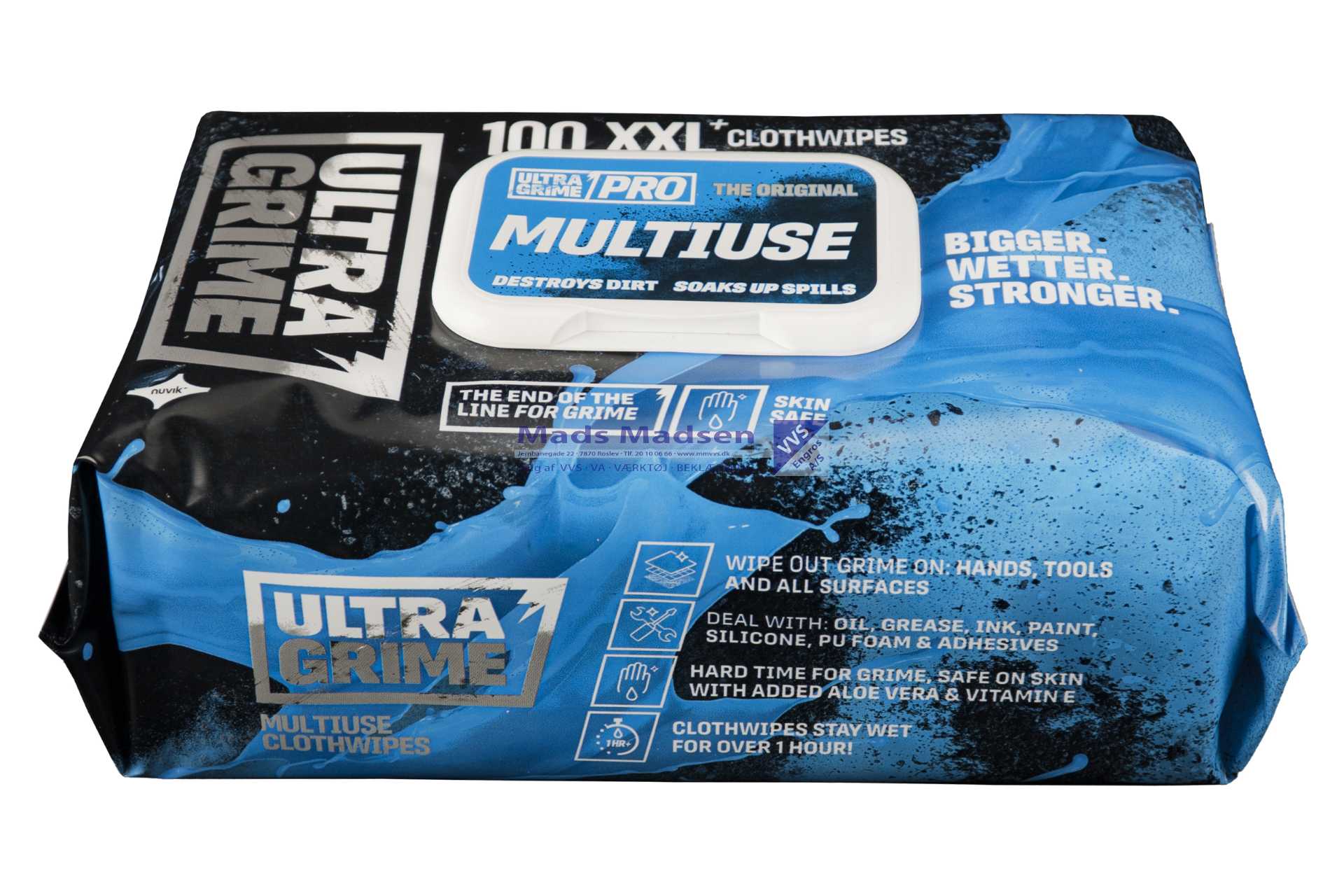UltraGrime Pro MULTI-USE Wipes 38 x 25cm á 100 stk 5900 *NETTOPRIS*