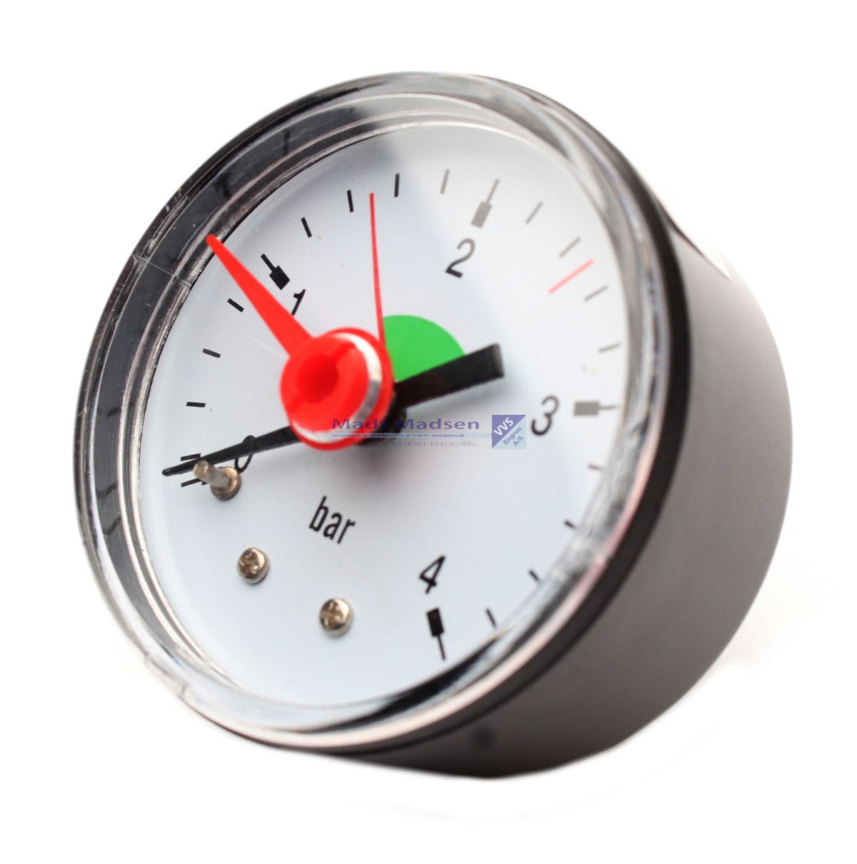1/4" x 50mm manometer 4 bar nippel bagud 0009011