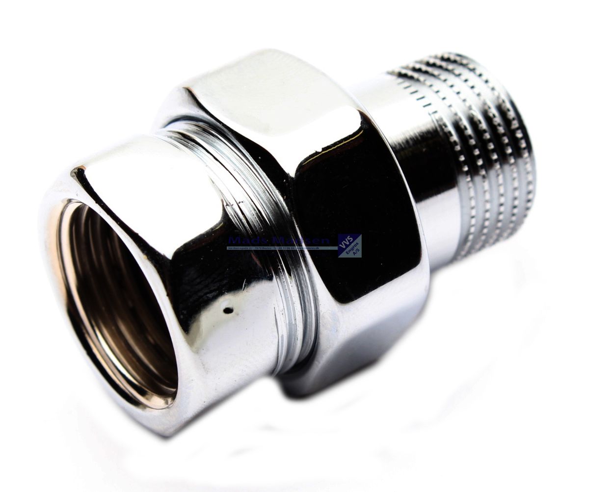 1/2" LL radiatorforsk. KROM