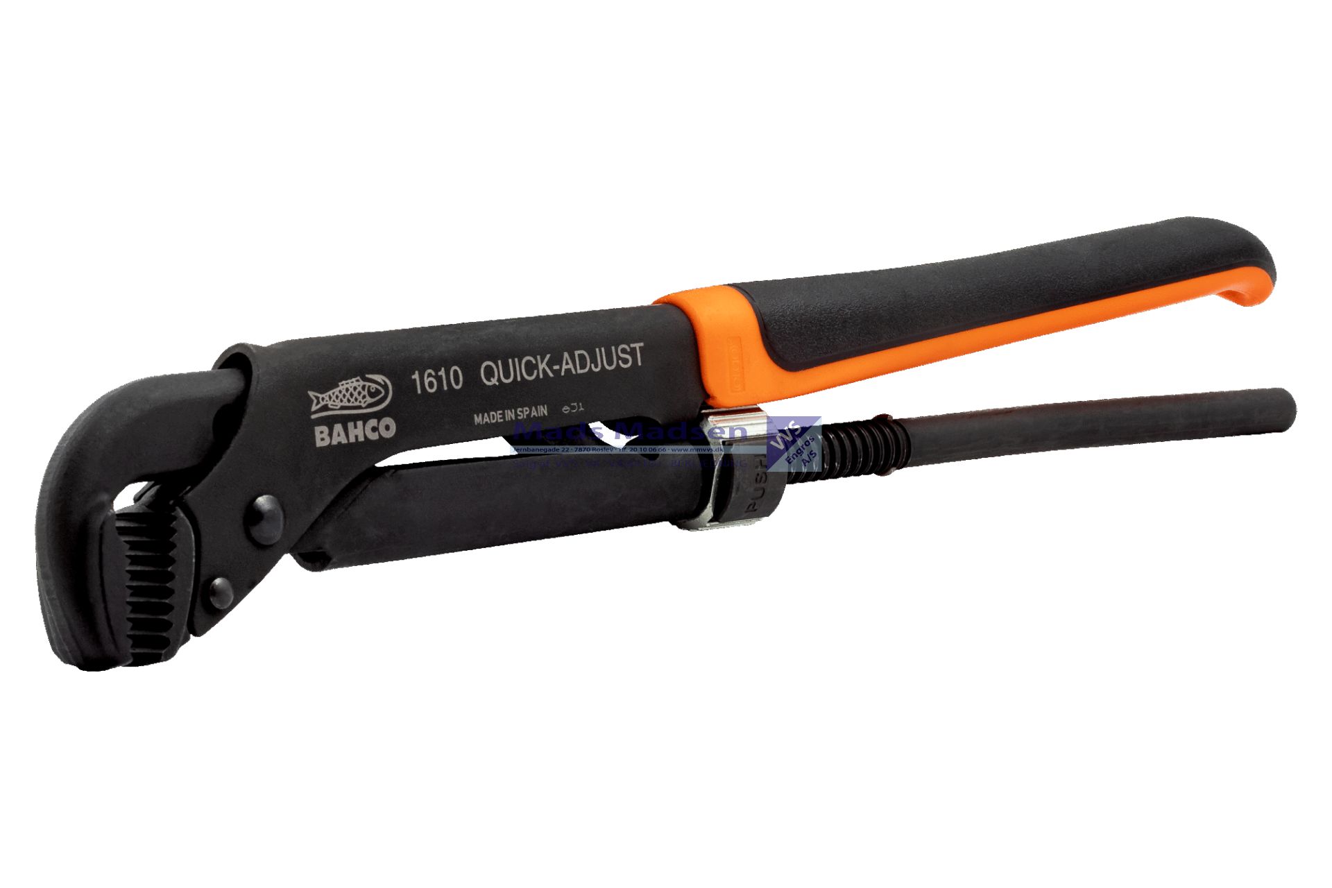 Rørtang Bahco Ergo 1610 Quick-Adjust 1" *NETTOPRIS*