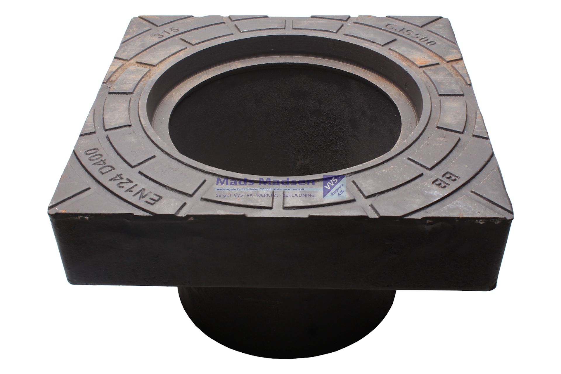 600mm BB fast.stbj.karm firkant kl.D 40T 2650