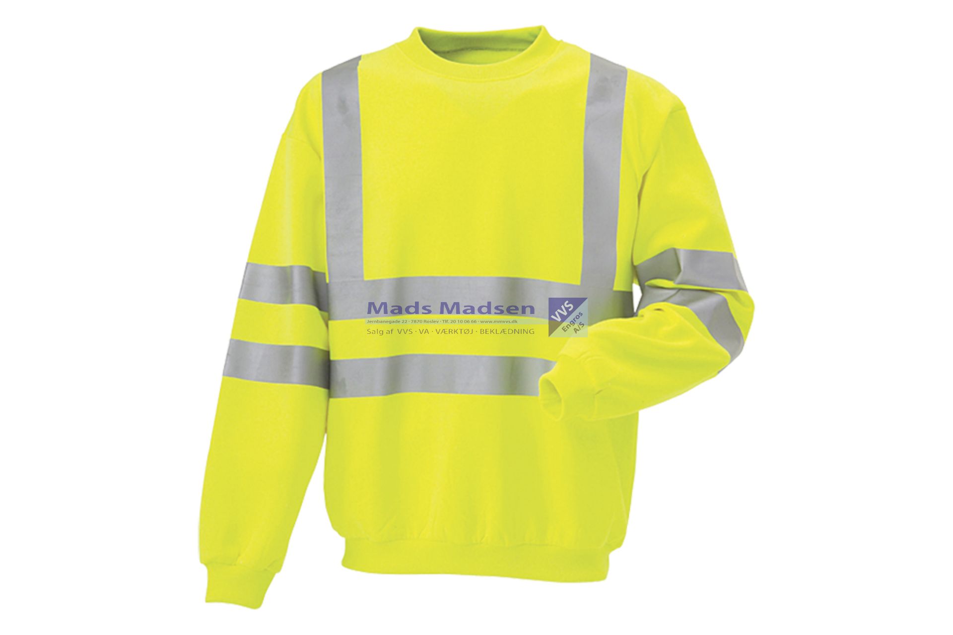 JAK EN471 Sweatshirt 11115 Gul Str.S Klasse 3 (S)