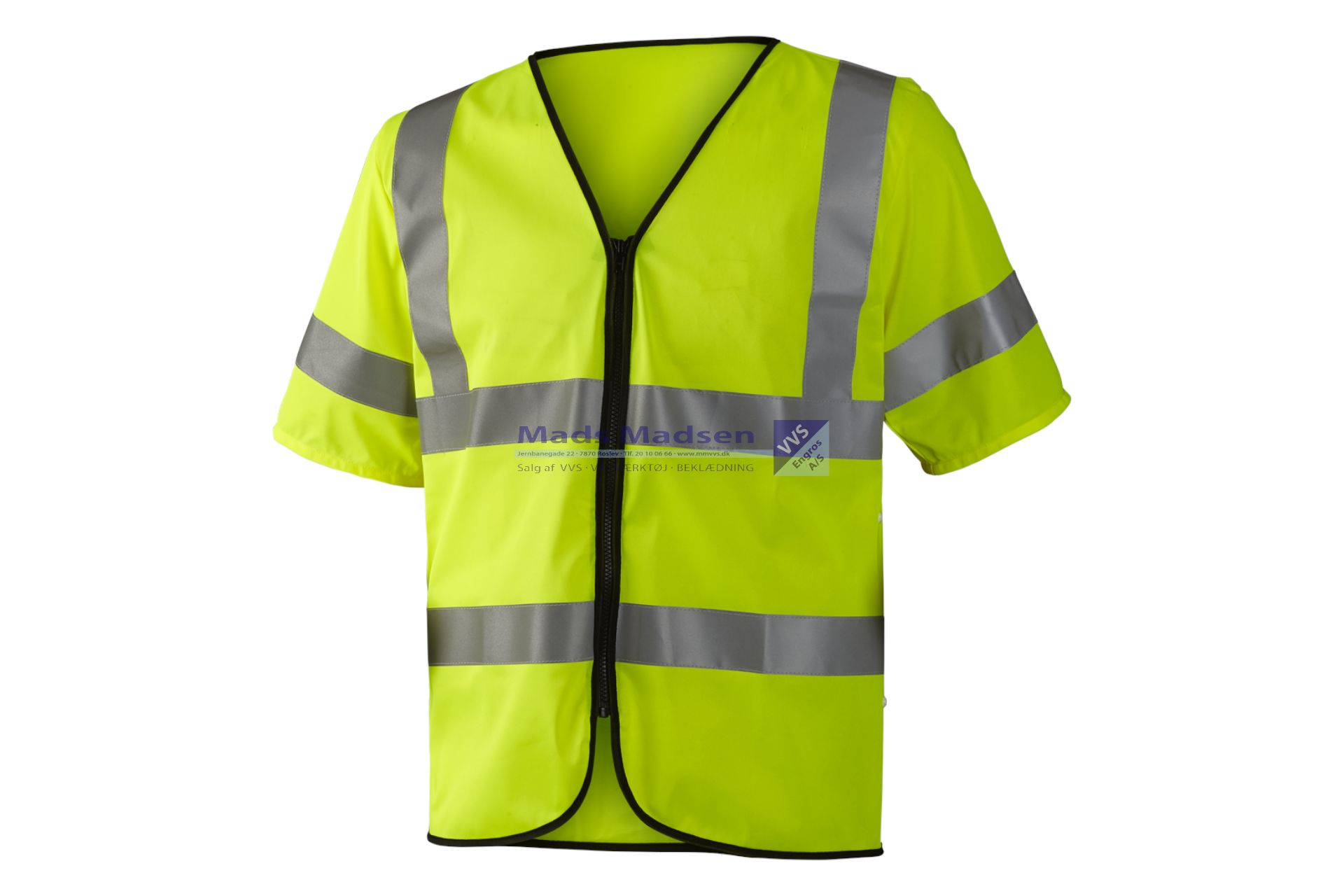 JAK EN471 Refleksvest  Gul Klasse 3 (S)