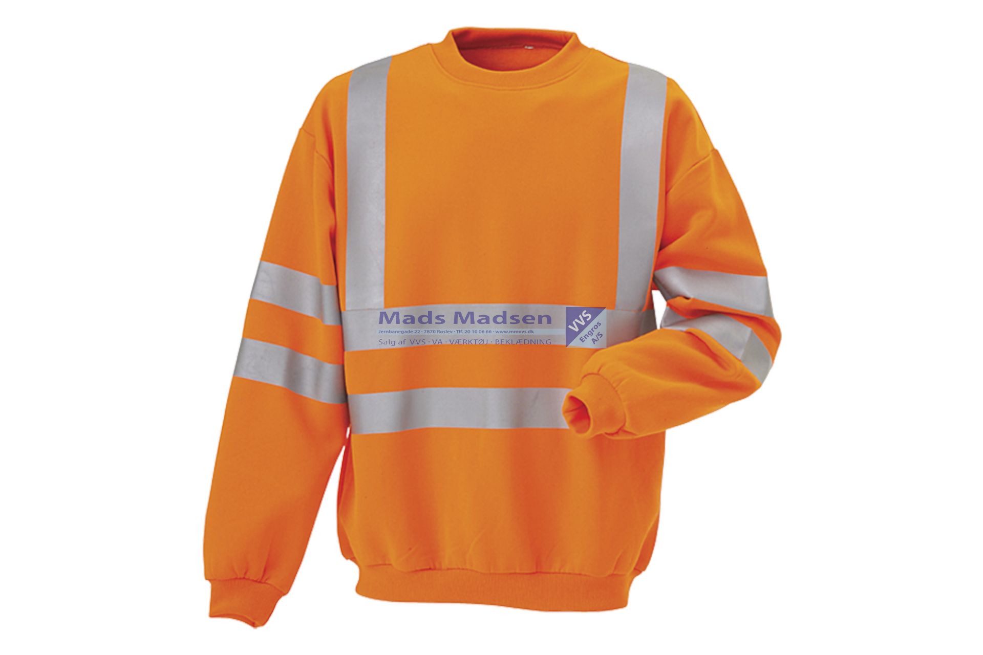 JAK EN471 Sweatshirt 11115 Orange/Marine Str.S Klasse 3