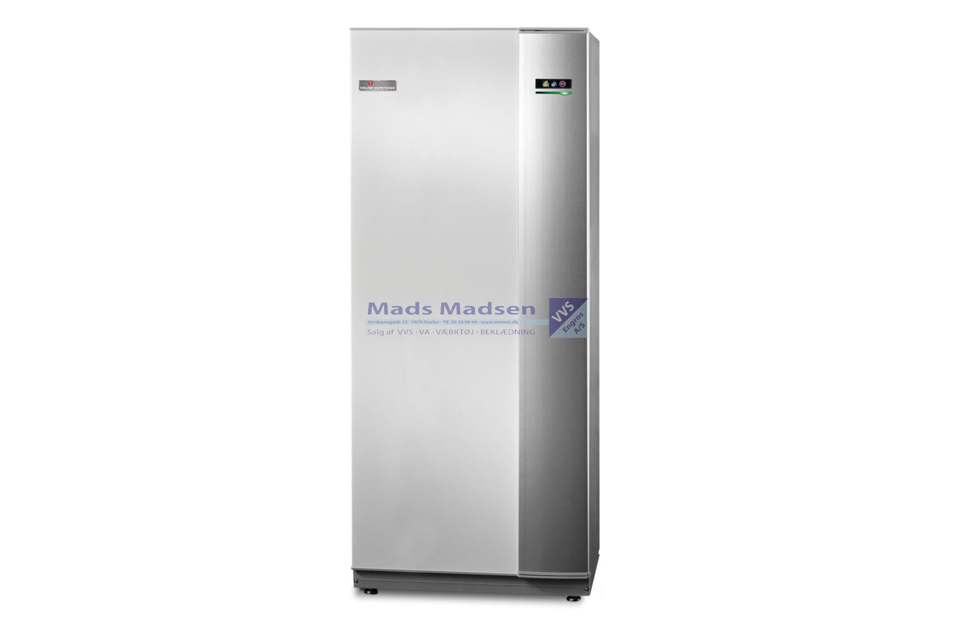 Vølund VVM 500 unik luft/vand indedel m/indbygget brugsvandsspiral 22,8l/min og 80l buffetank (for F2040 & F2120 - max 20 kw) (S)