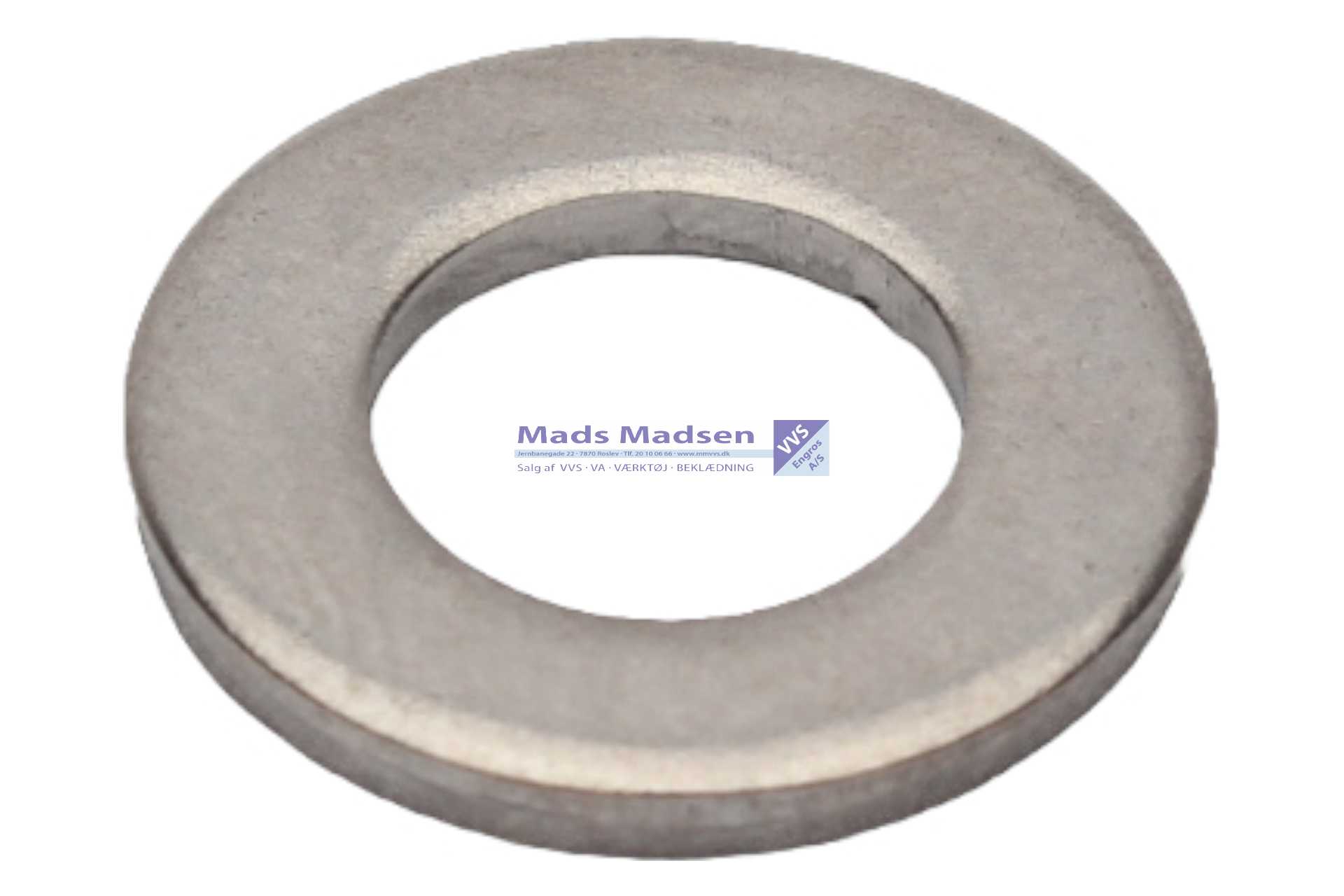 M6 Planskive DIN 125 A A2 500 stk/pk