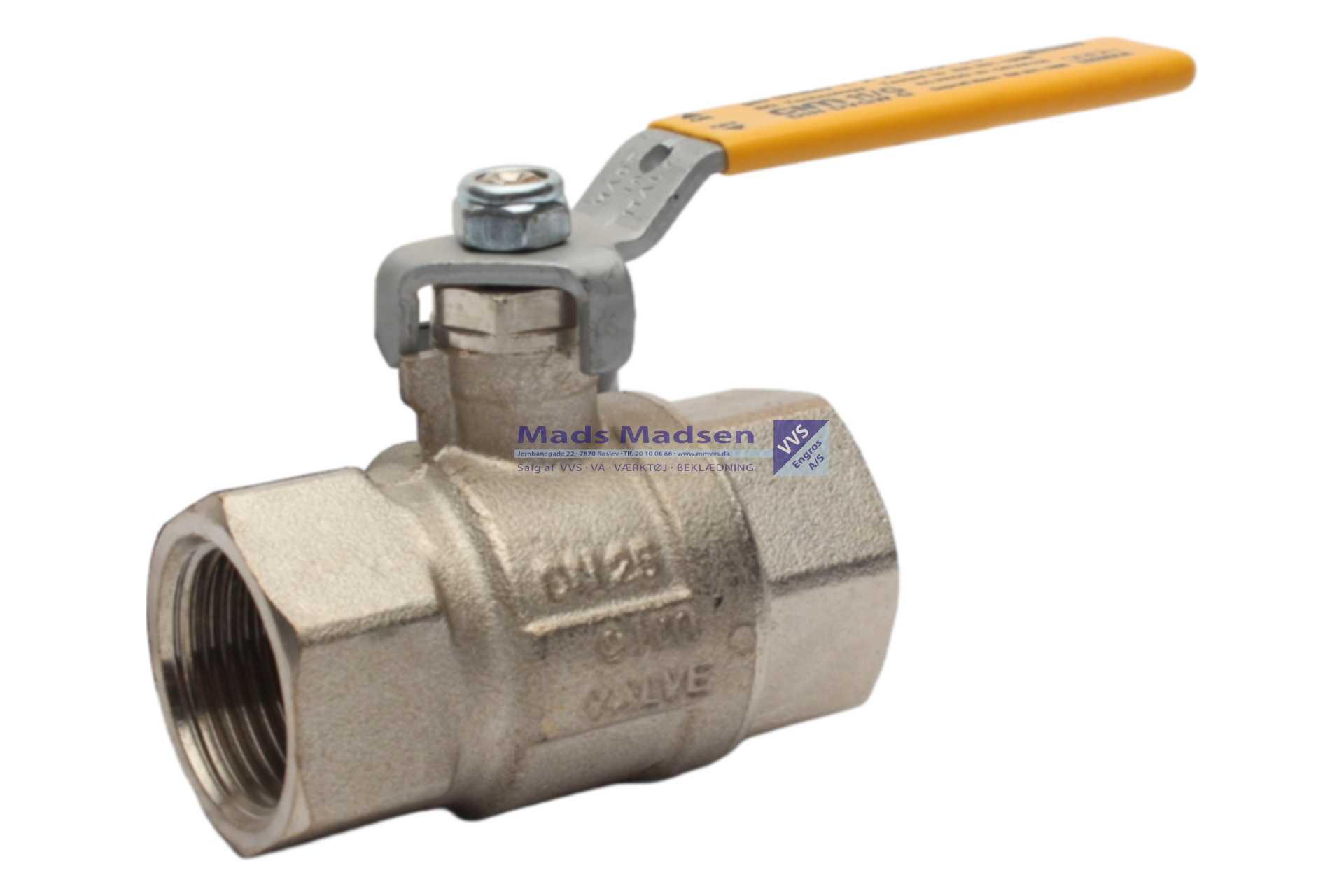 1/2" kuglehane M-M GAS