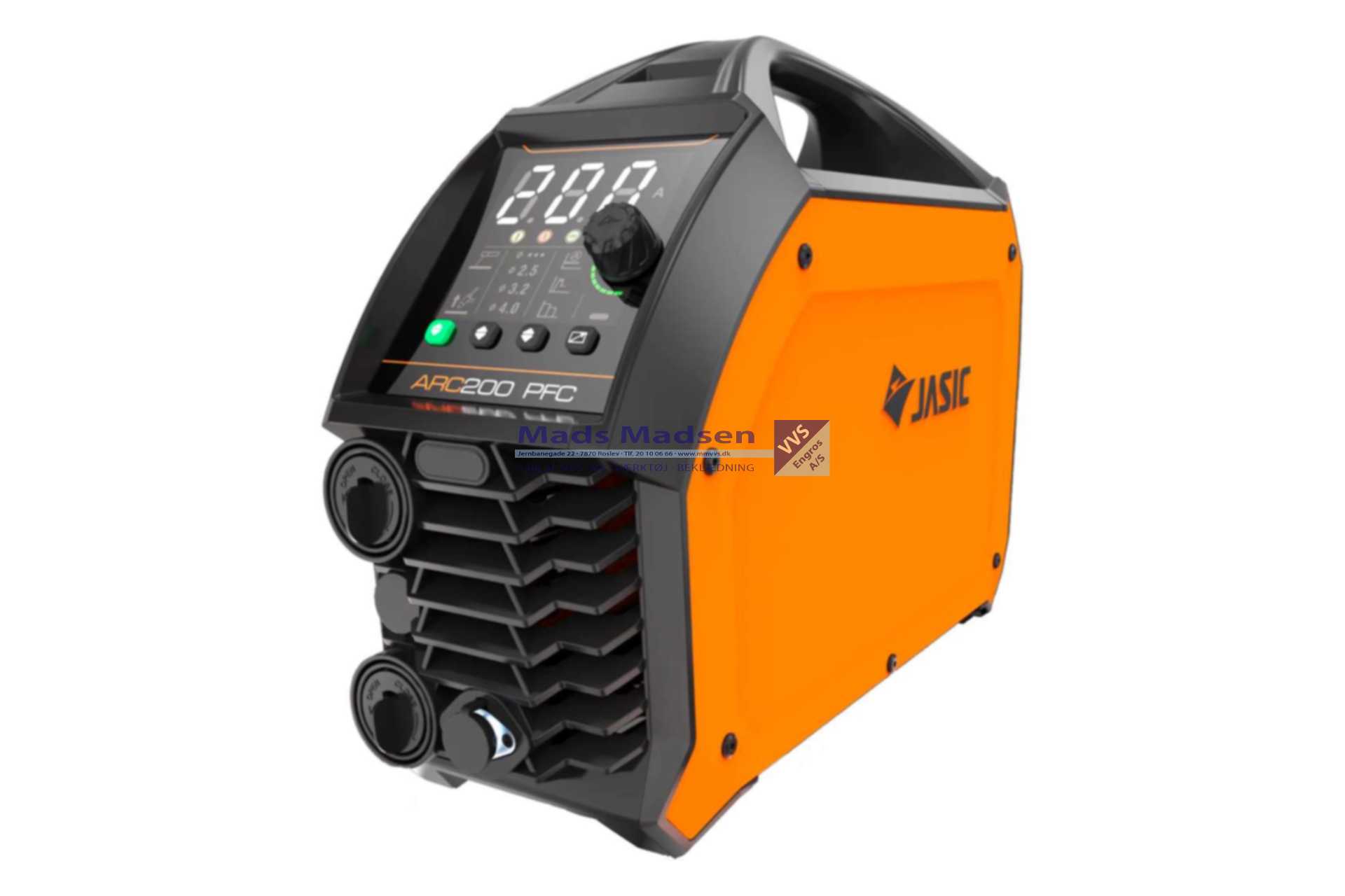 Jasic EVO ARC200 PFC elektrodesvejser 200amp 230v *NETTOPRIS*