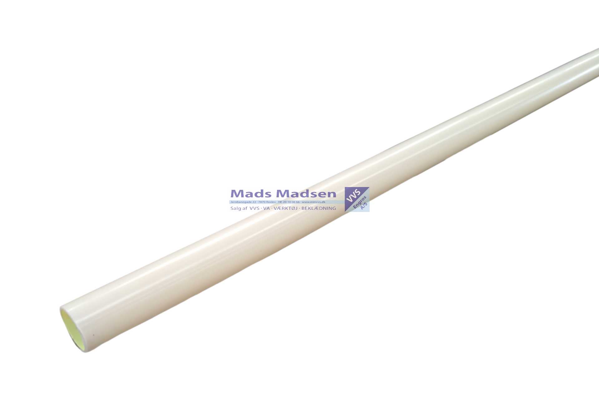 Plastrør 16mm (5/8") 4 mtr/lgd (S)
