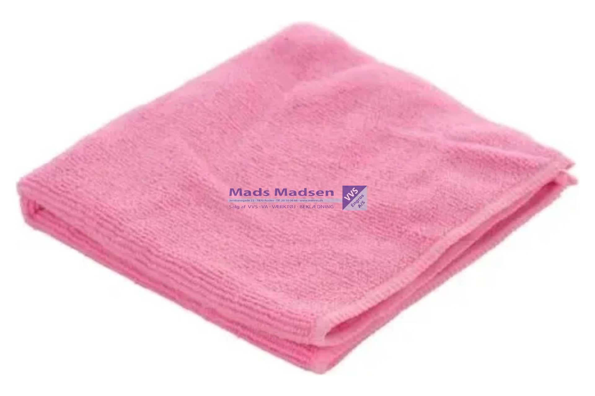 Mikrofiberklud Pink 40x40cm *NETTOPRIS*
