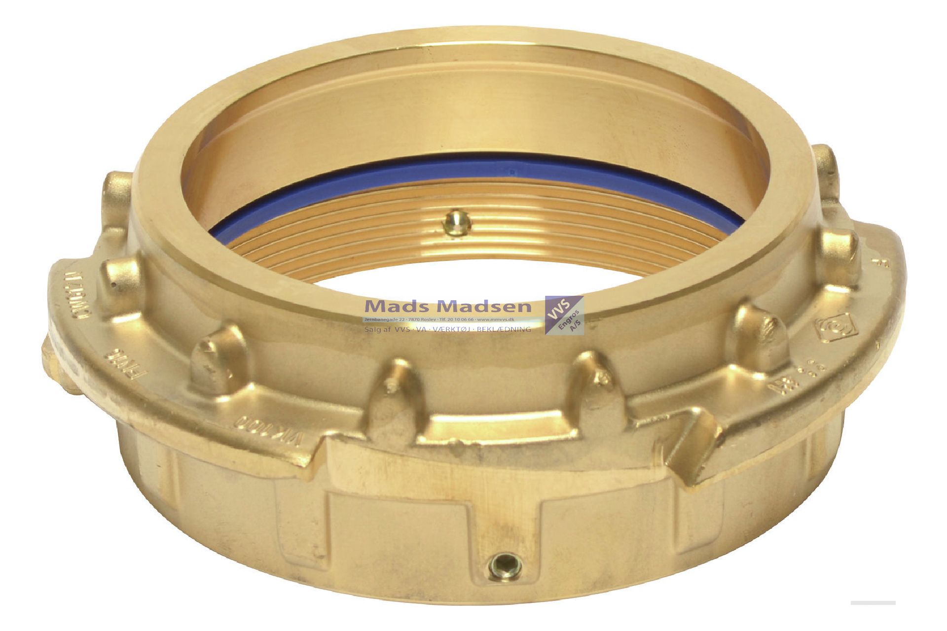 VK Kurvestykke 3"/DN80 messing muffe