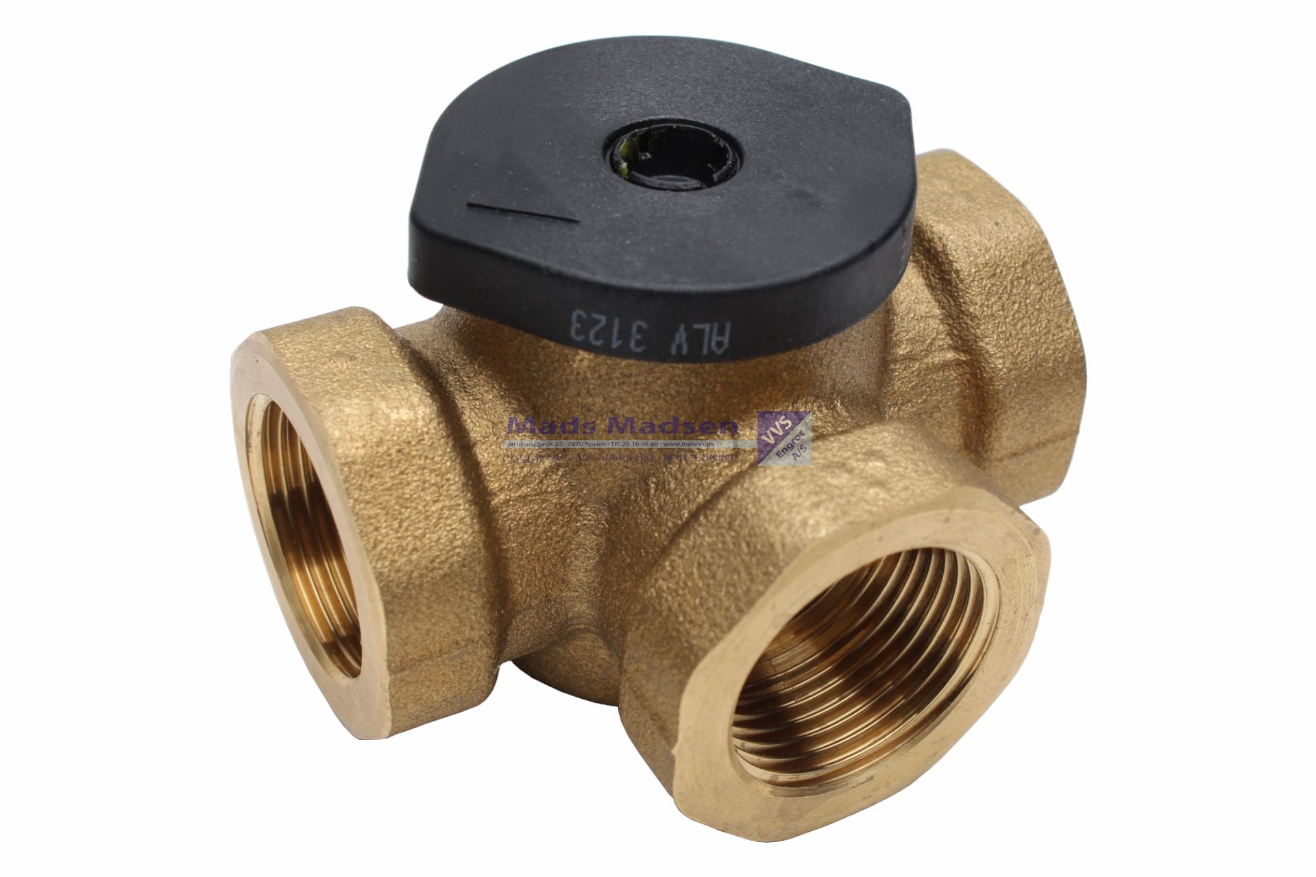 1" Vexve shuntventil 61gr 3-vejs ALV 3123 1560045