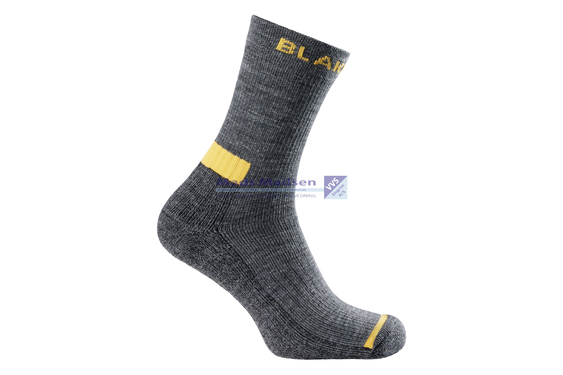 Blåkläder Strømpe uld 2501-1084-9991 sortmeleret str. 43-45 *NETTOPRIS*