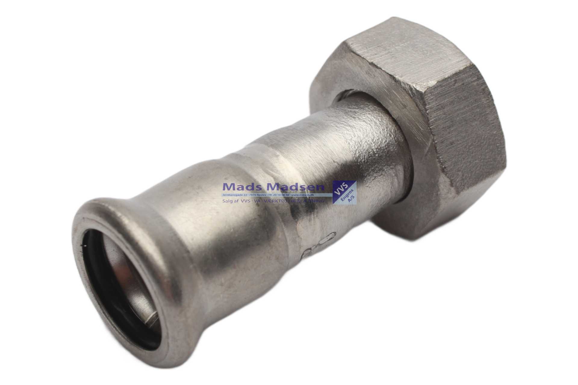 18mm x 3/4" RacMet RF/SF pres løs omløber pm/omløber M-bakke 316L