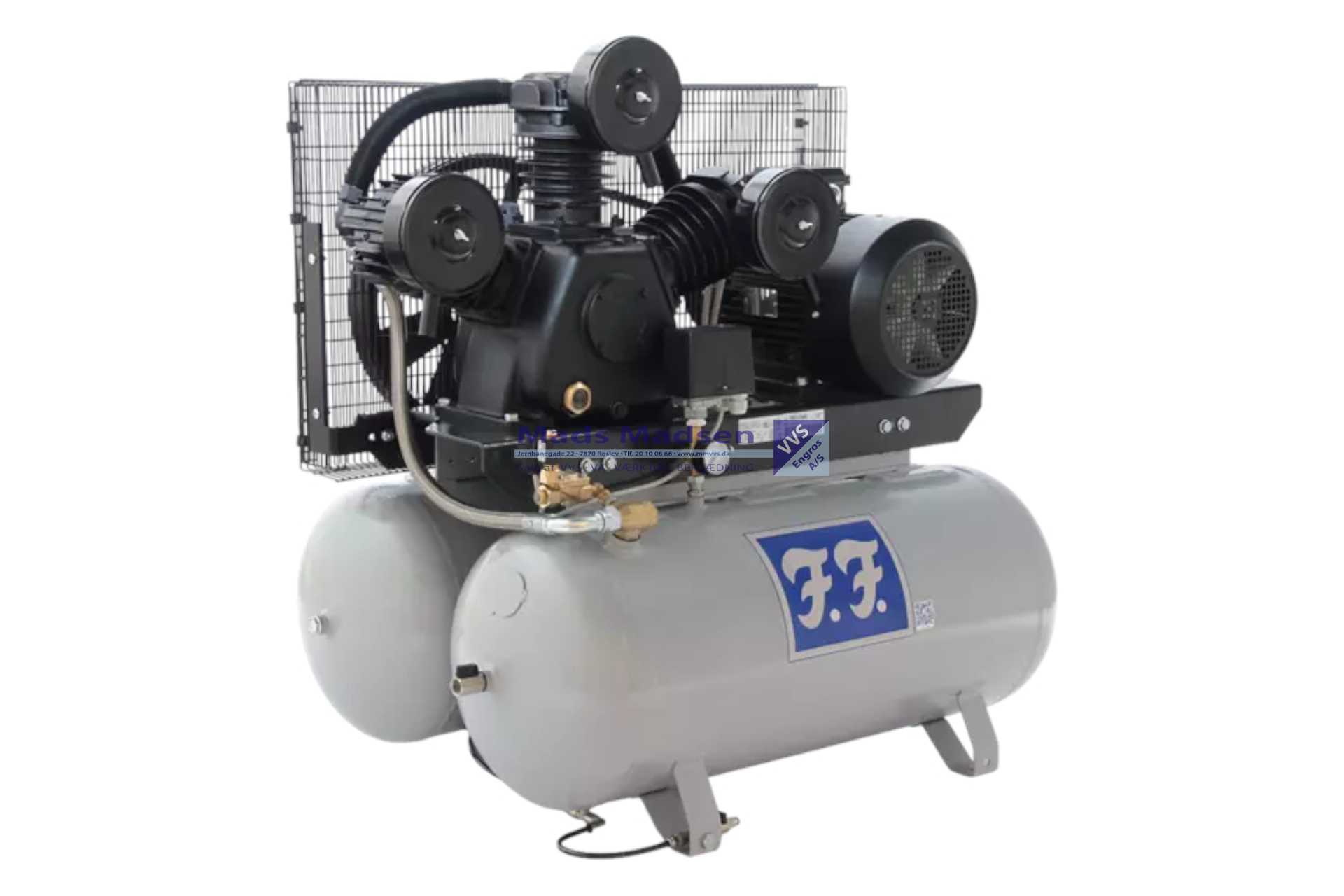 RENO Industrikompressor FF P 90 l.  FF P 710/90+90 - 5,5 HK *NETTOPRIS* (S)