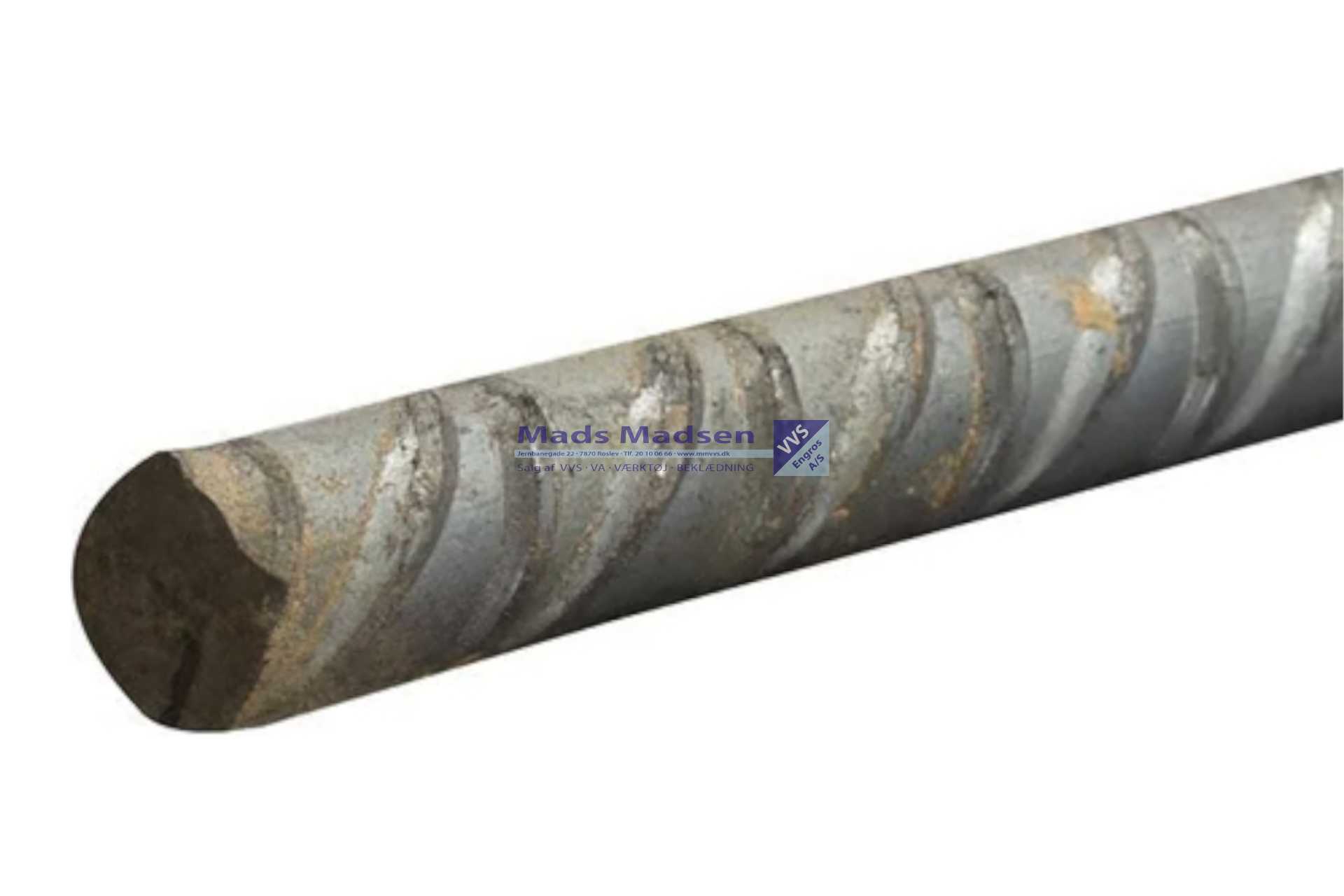 Tentor/kamstål Ø12x6100mm B550 DS/EN10080 KUN TIL AFH ELLER LEVERING I NÆROMRÅDE *NETTOPRIS*