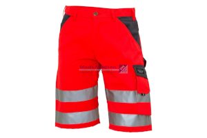 Shorts rød/grå