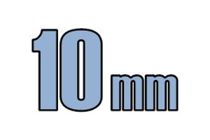 10mm pinolskruer DIN 916 14.9 Sort
